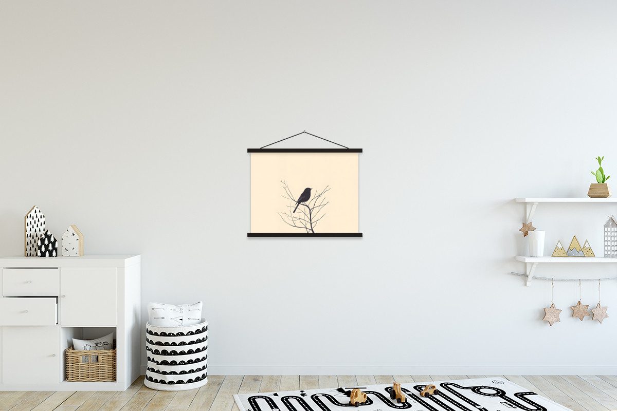 MuchoWow Poster Vogel - Schwarz - günstig online kaufen