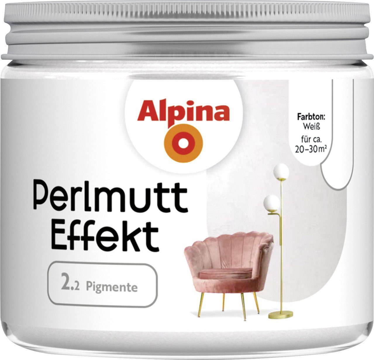 Alpina Effekt-Zusatz Alpina Farbpulver 20 g Effektfarbe Perlmutt