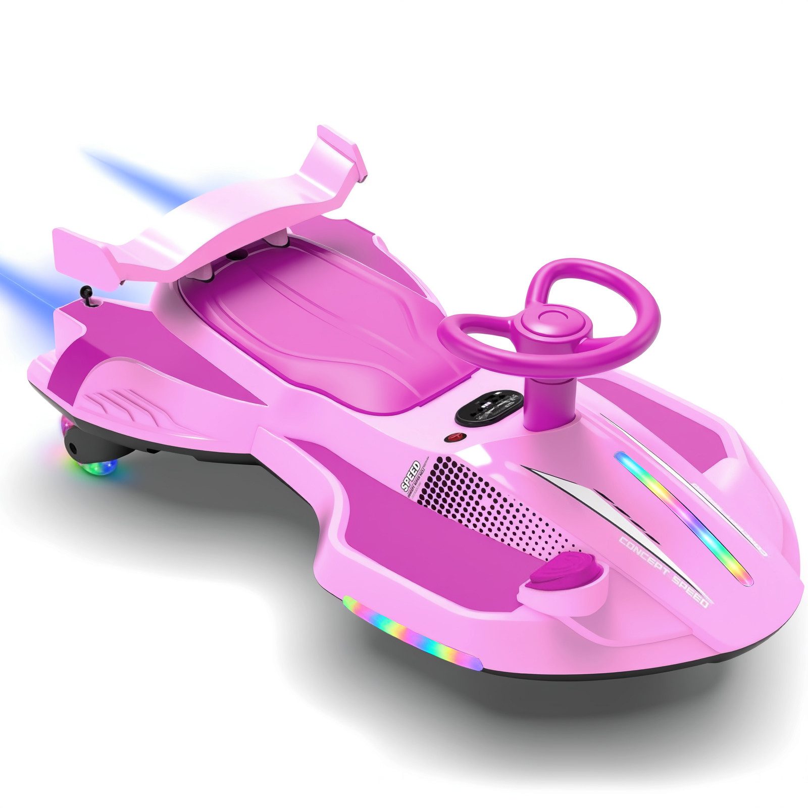 LALAHO Elektro-Kinderauto Elektroroller mit Sprühfunktion 35W 12V 4,5Ah