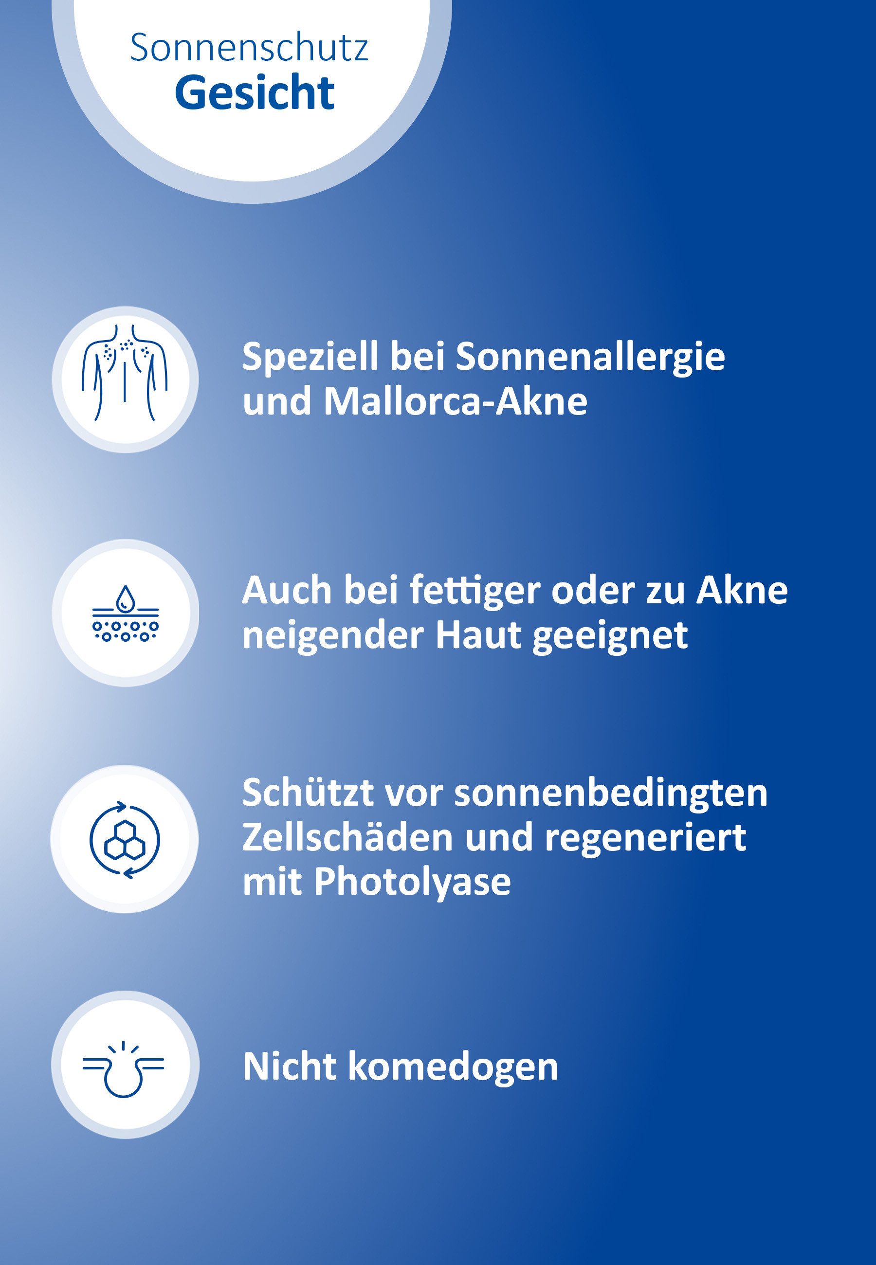 Ladival Sonnenschutzgel Allergische Haut Sonnenschutz-Gel Gesicht, Sonnencreme, mit LSF 50+ für allergische Haut