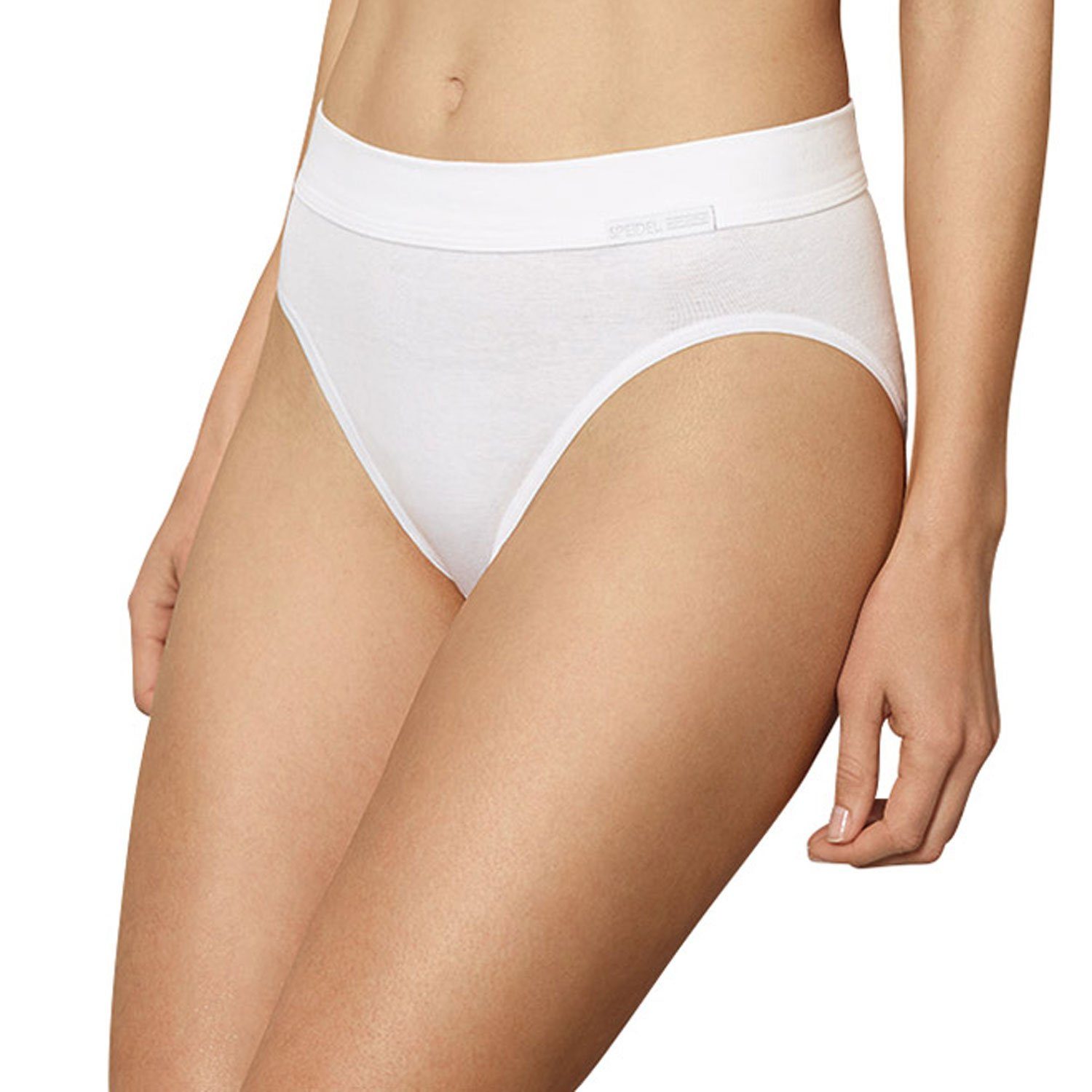 Speidel Slip Bio Cotton Sport Edition (Vorteilspack, 5-St., 5er-Pack, 10er-Pack) Jazzpant Damen Schlüpfer aus reiner Baumwolle im 5er Vorteilspack oder 10er-Sparpack wählbar Weiss