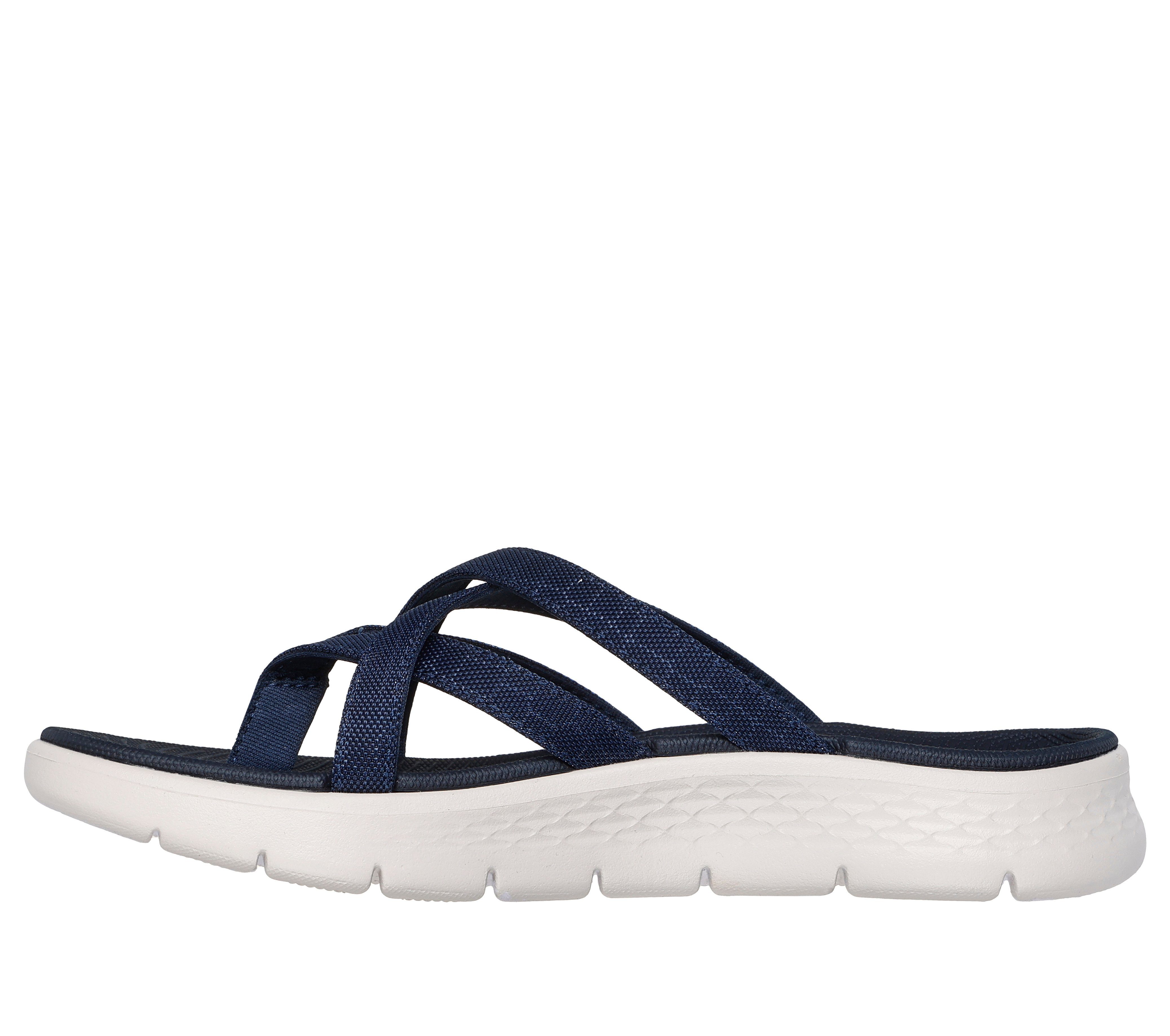 Skechers GO WALK FLEX SANDAL-SSSELENA Zehentrenner Sommerschuh, Strandschuh, Sandale, Badeschuh mit Komfortfußbett – Bild 4 von 5