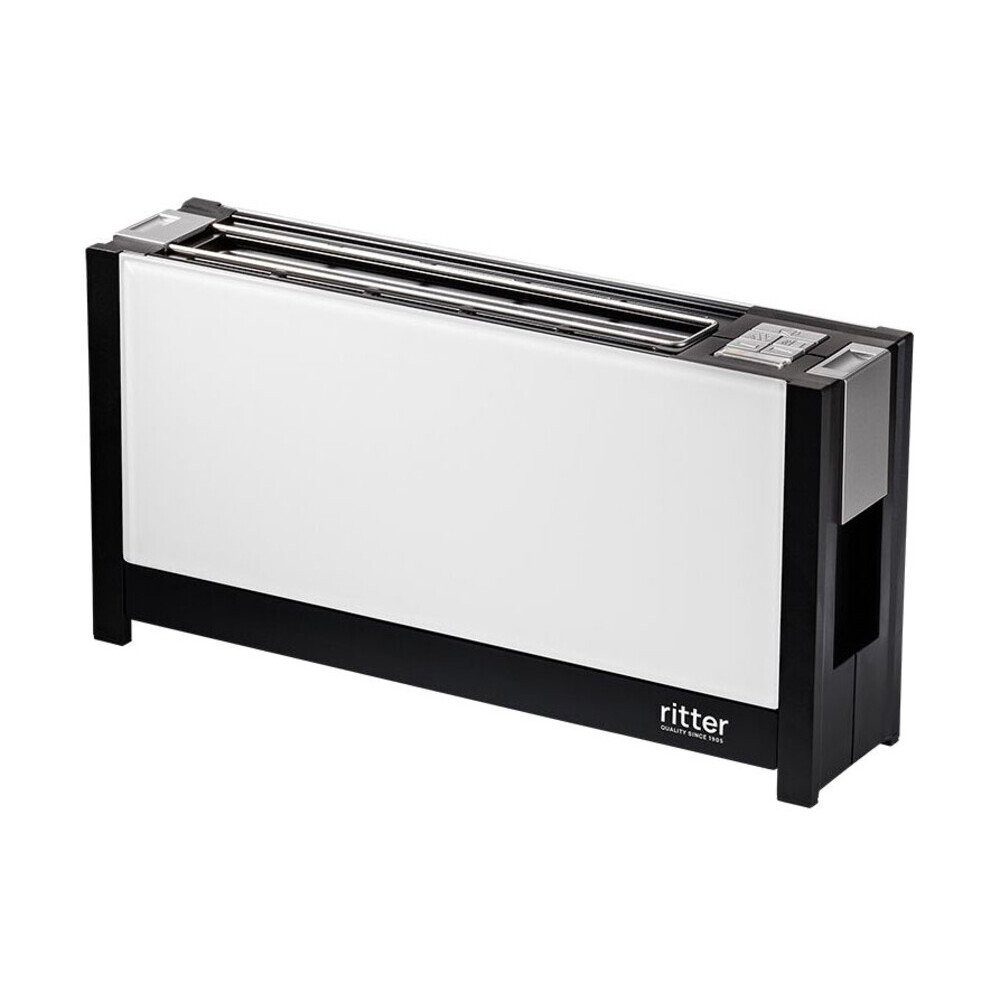 ritter Toaster Toaster 1000 W 39x20x9 cm volcano³ weiß, Toaster, Weiß