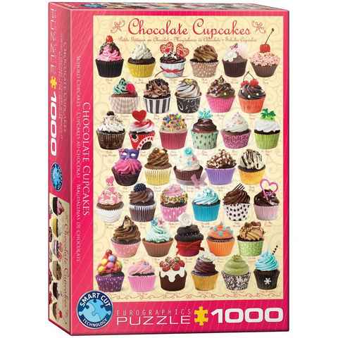 empireposter Puzzle Schokoladen Cupcakes - 1000 Teile Puzzle Format 68x48 cm., 1000 Puzzleteile