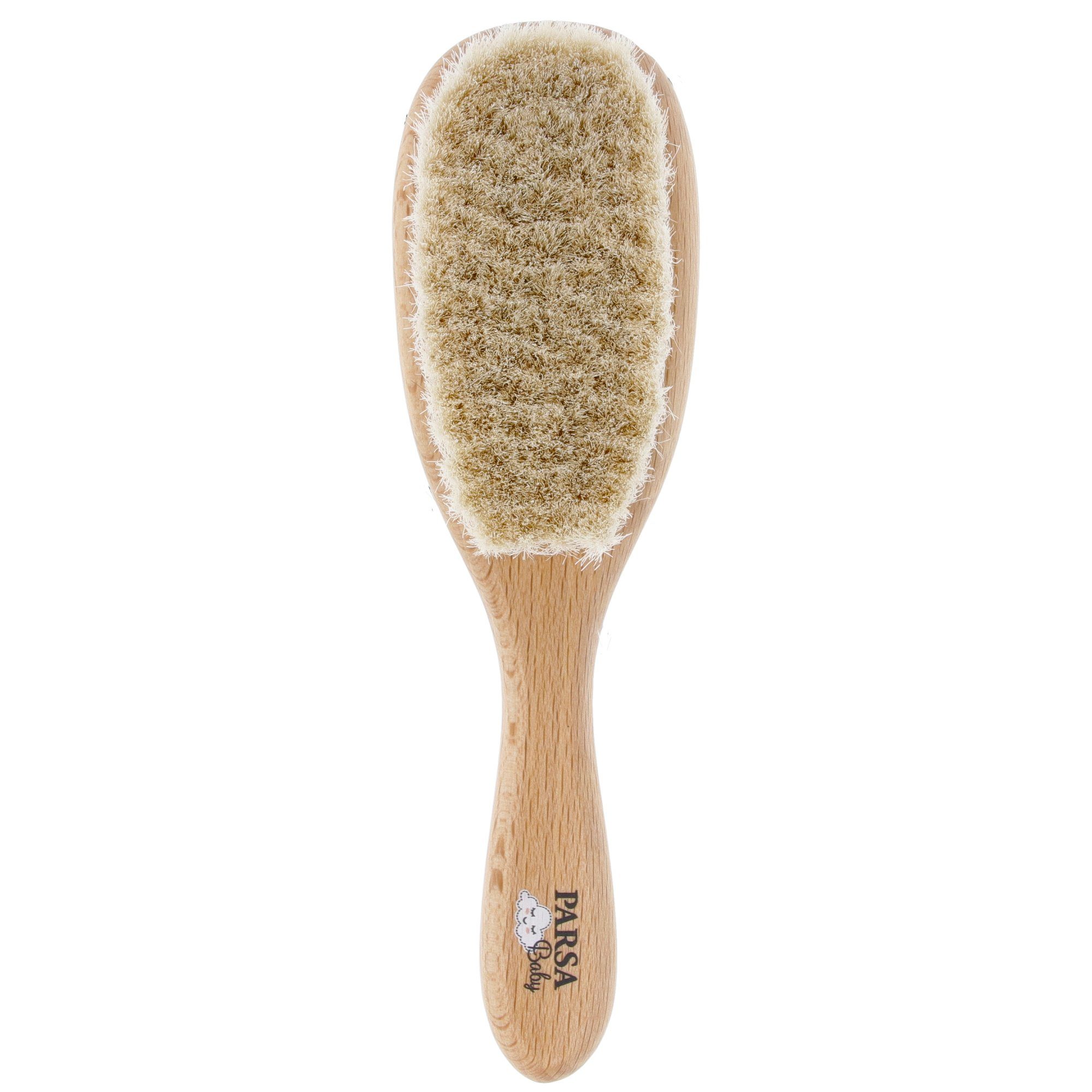 Haarbürste Haarpflegebürste mit Ziegenhaar aus FSC®-zertifiziertem Buchenholz