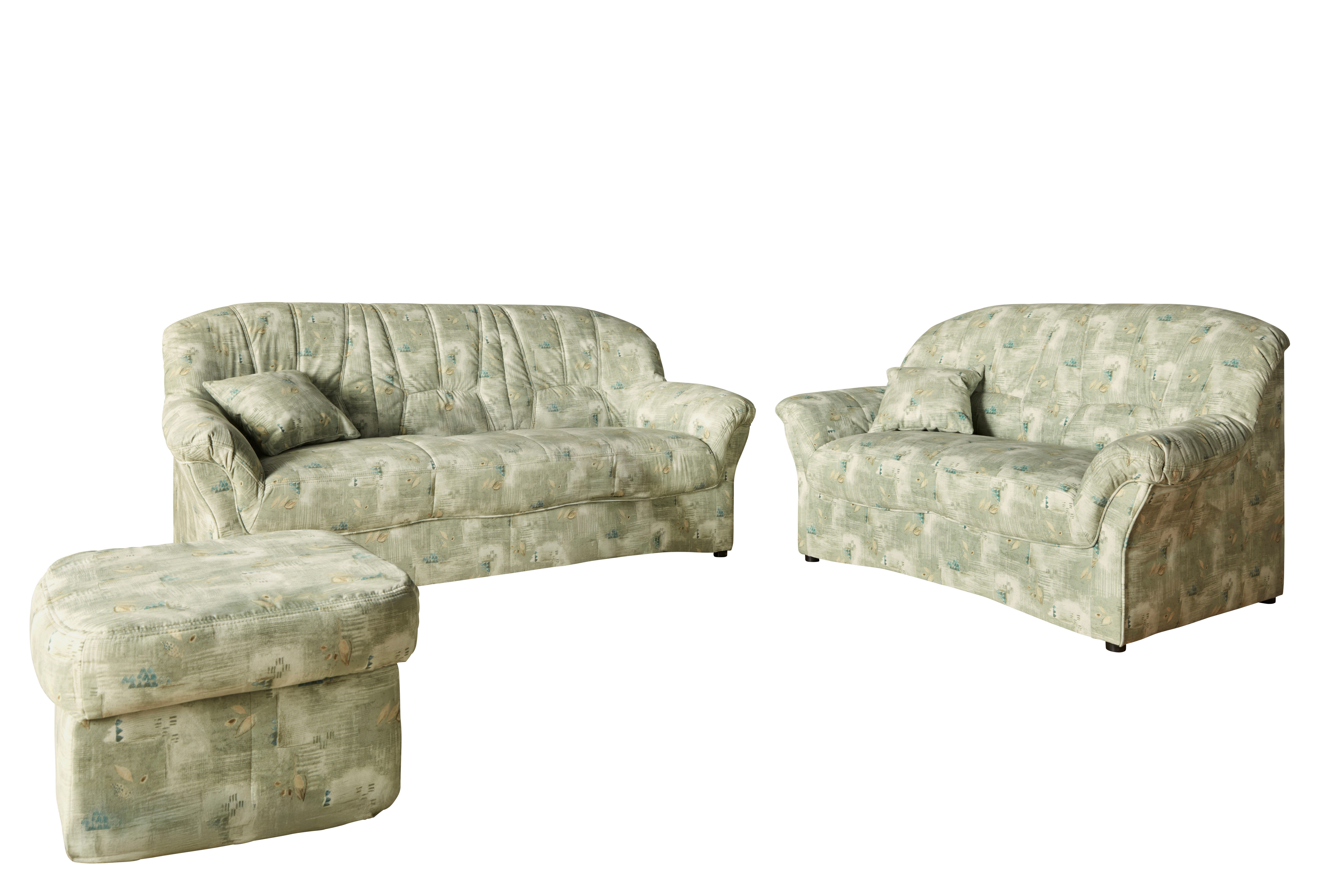 DOMO collection Polstergarnitur Bahia zeitlos & elegantes Sofa, bequem, (Set), Microfaser, natur