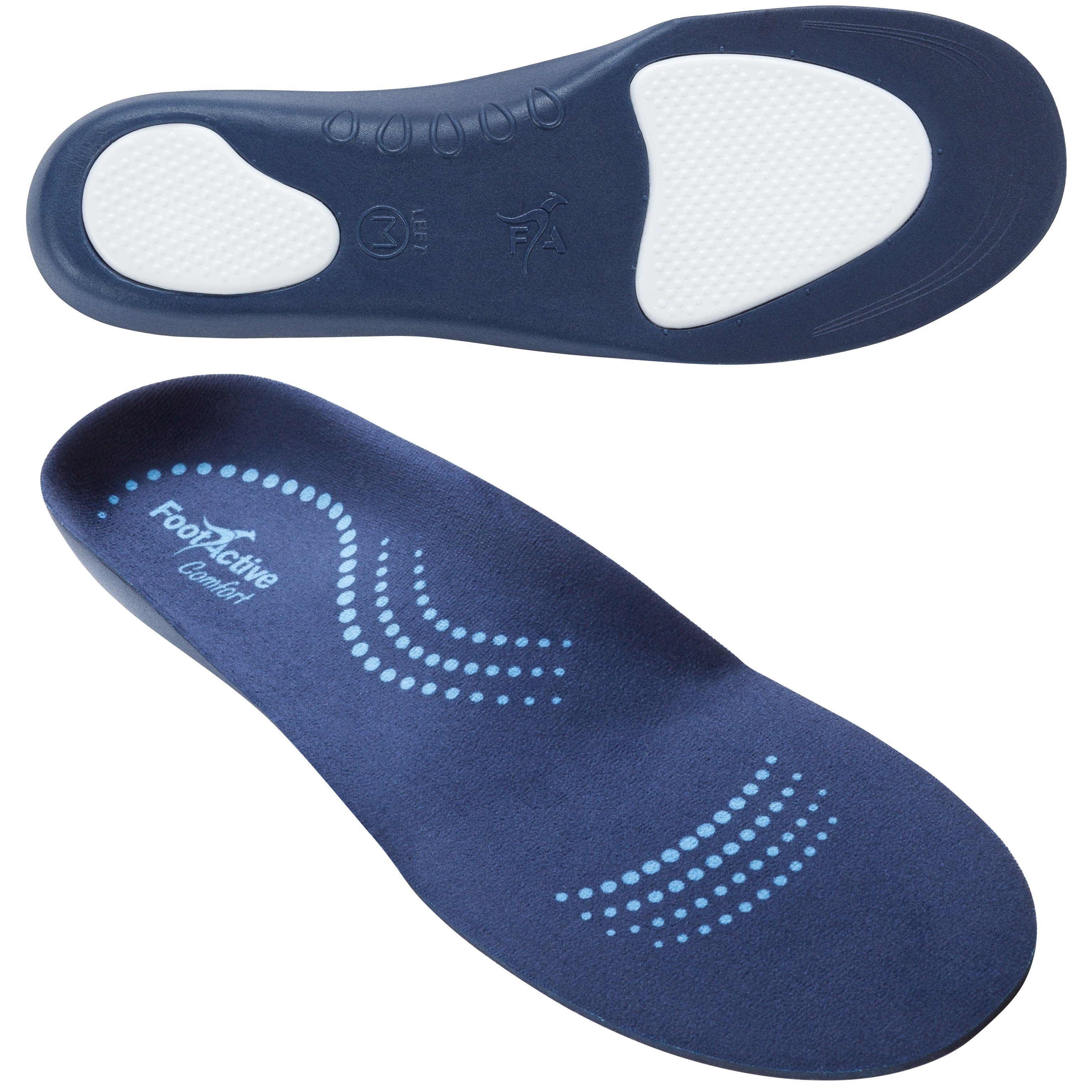 FootActive Einlegesohlen »FootActive COMFORT«, Biomechanische Einlegesohlen  - Perfekte Unterstützung für Fersen, Füße, Knie und Rücken, speziell bei  Fersensporn und Fußproblemen! online kaufen | OTTO