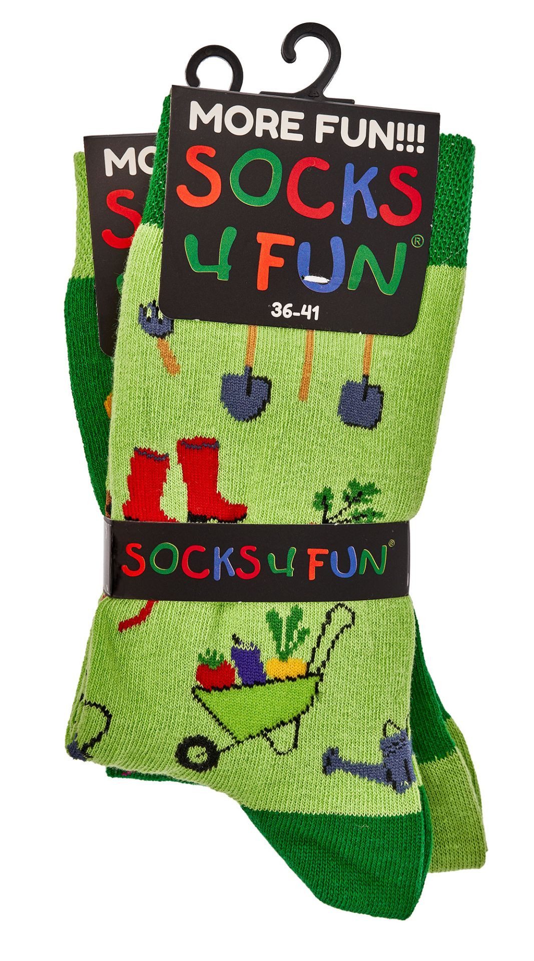 FussFreunde Socken 2 Paar Fun Socken, Spaß mit Socken, viele lustige Motive, Geschenkidee (Set, 2 Paar) handgekettelte Zehennaht, Piqué-Komfortbund