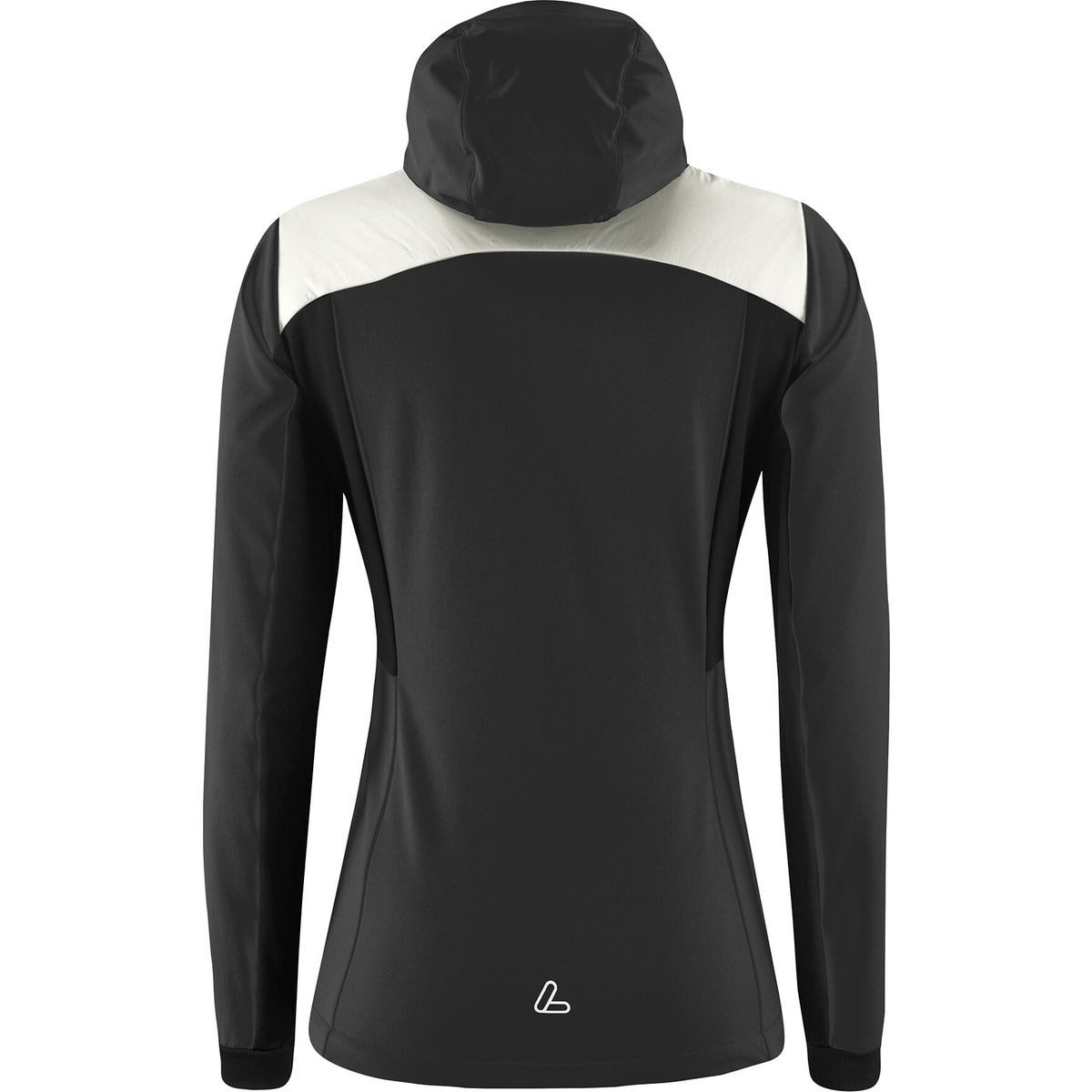Löffler Skijacke Women Hooded Hybridjacket Alessa PL60 Active Stretch Warm partiell gedoppelt mit Windshell und 60gr