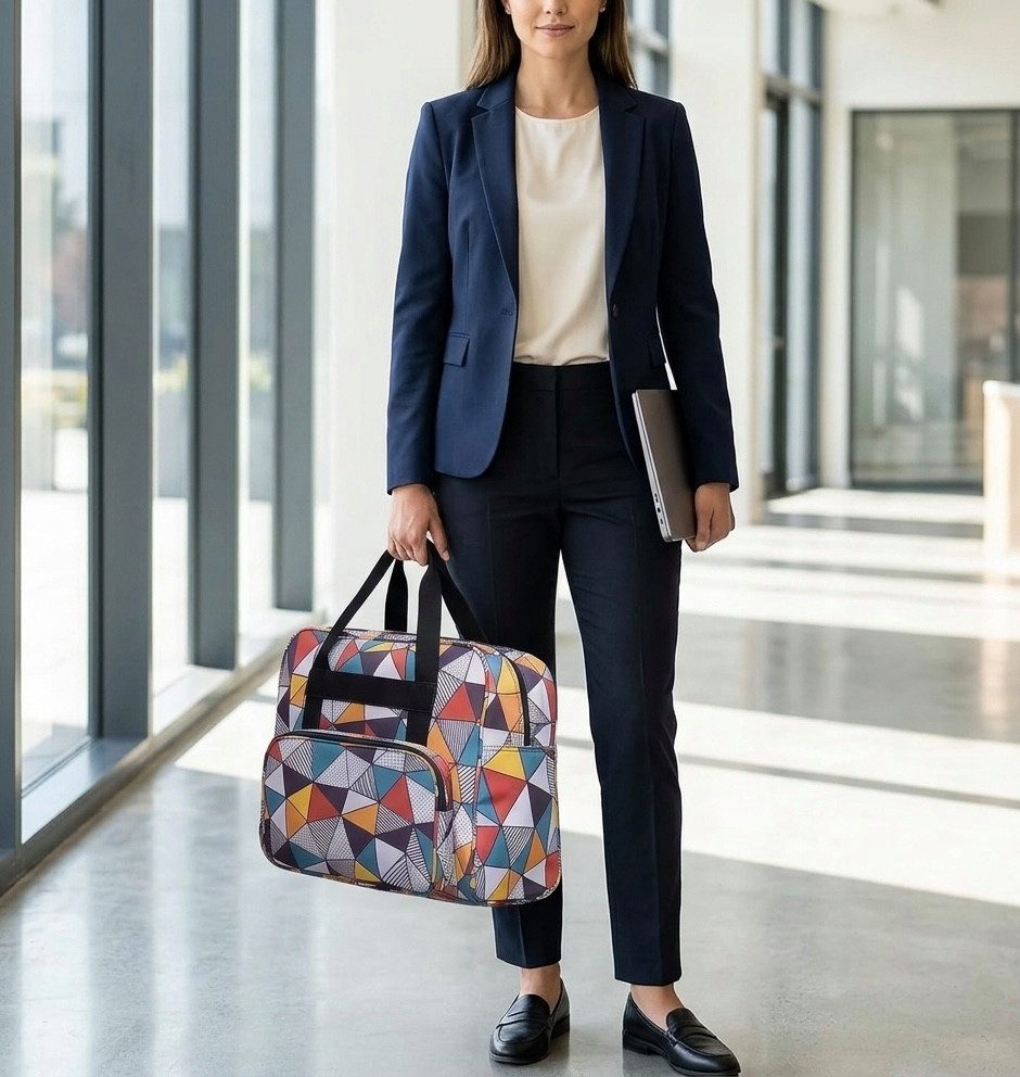 Clarie Freizeittasche Universaltasche CNT-269, Der perfekte Begleiter, gepolsteter Griff, Rundum-Zipper