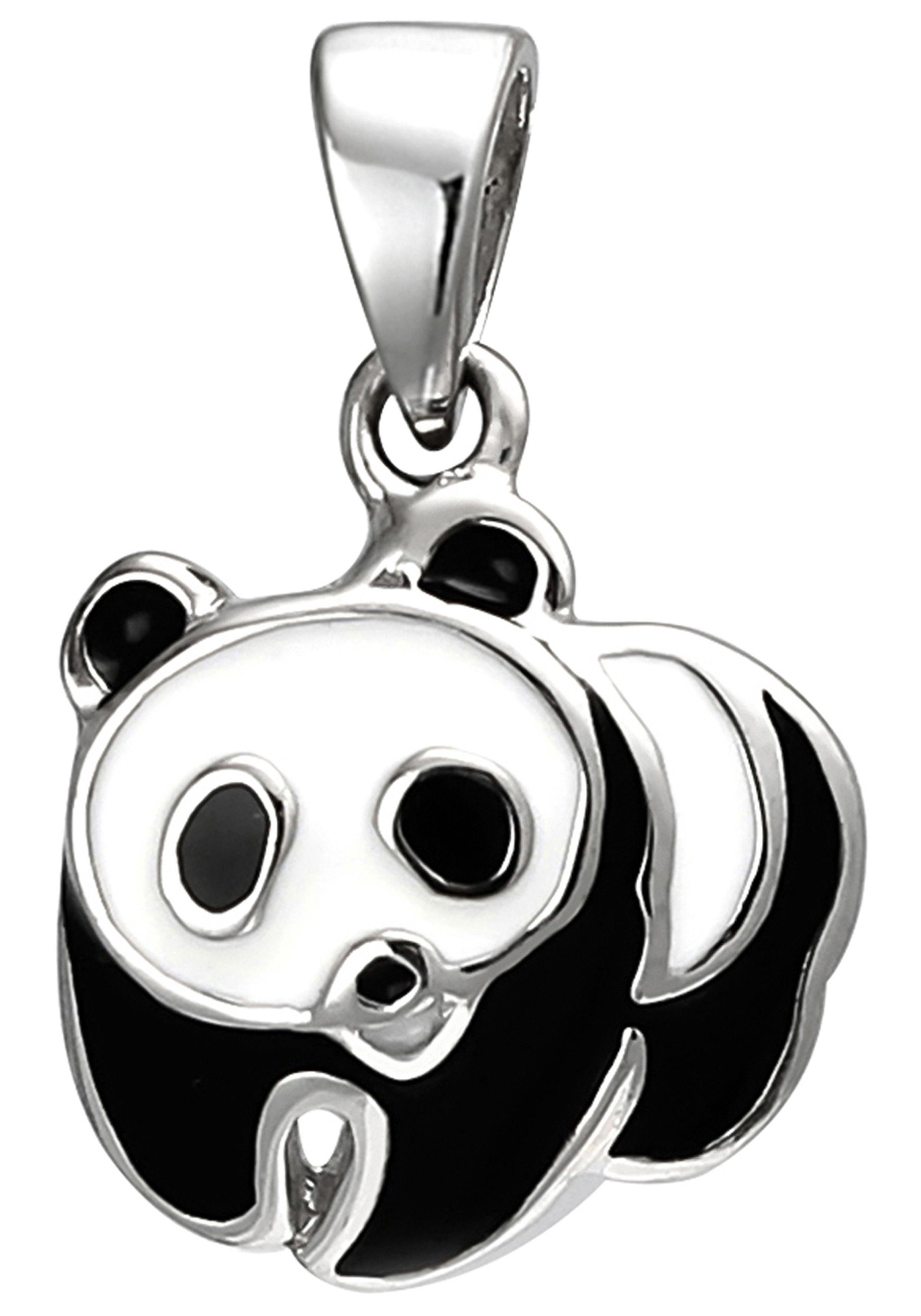 Anhänger Kettenanhänger Panda, 925 Silber JOBO