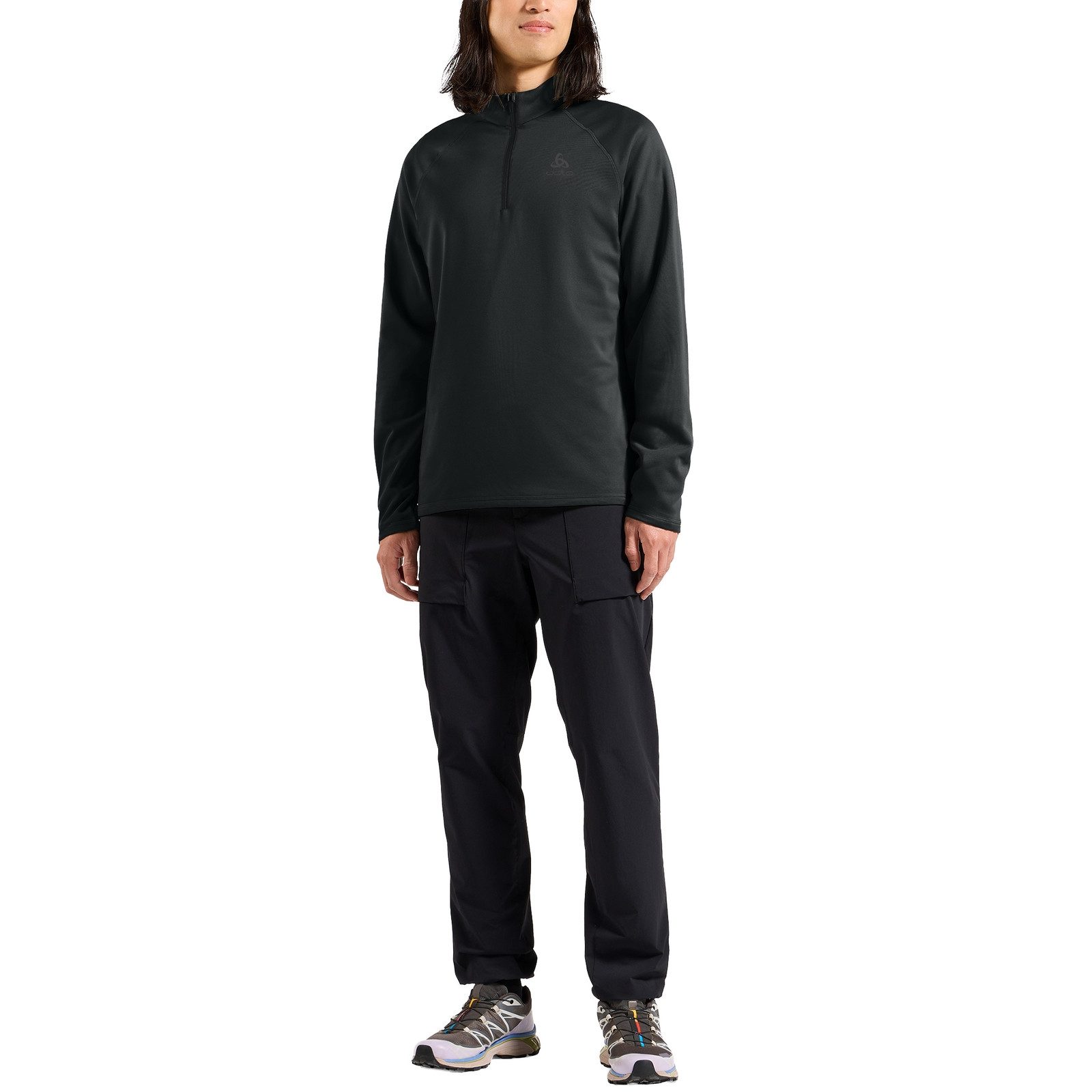 Odlo Trainingspullover Midlayer Halfzip Besso mit weicher aufgebürsteter Innenseite