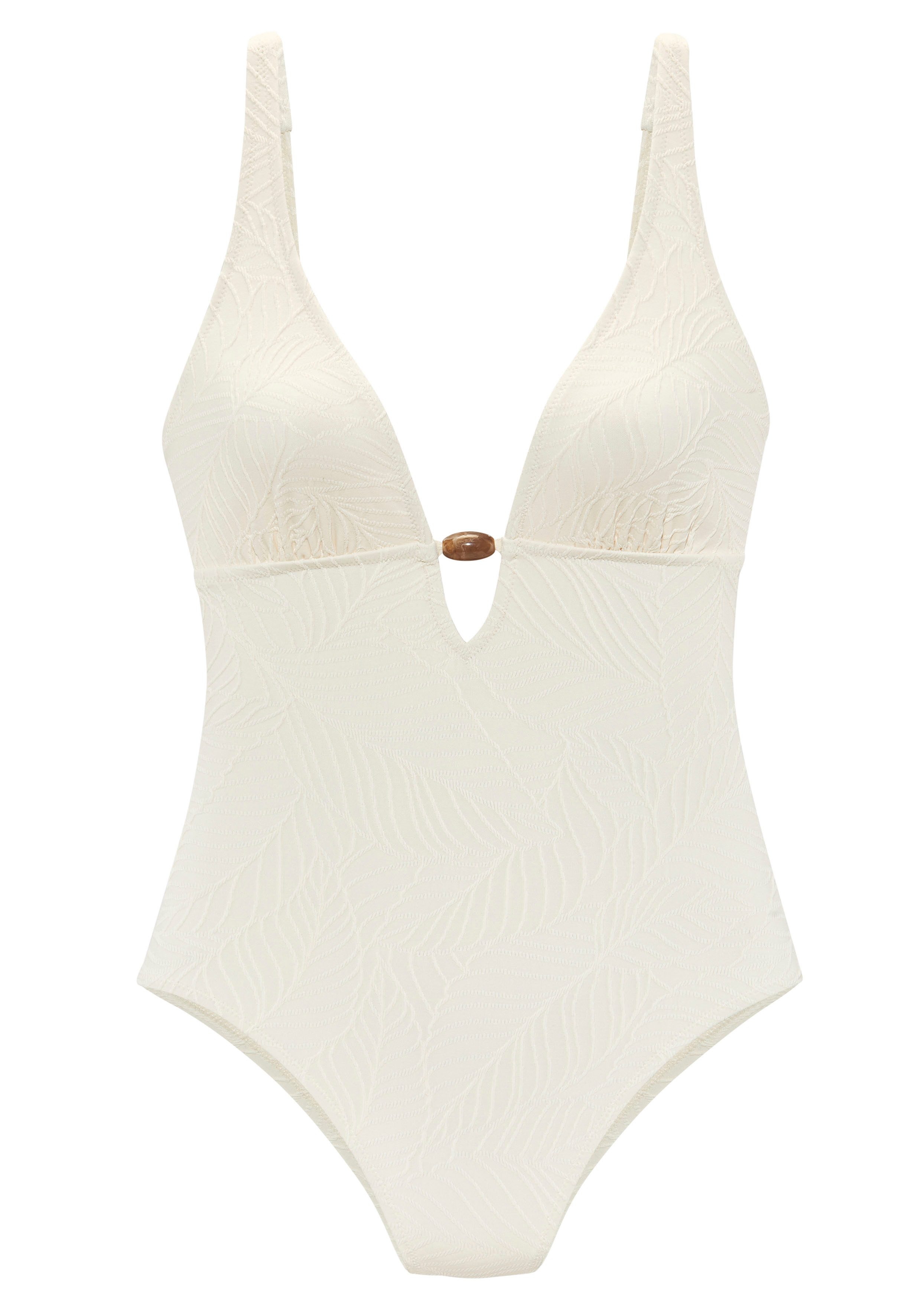 LASCANA Badeanzug Fay aus eleganter Strukturware