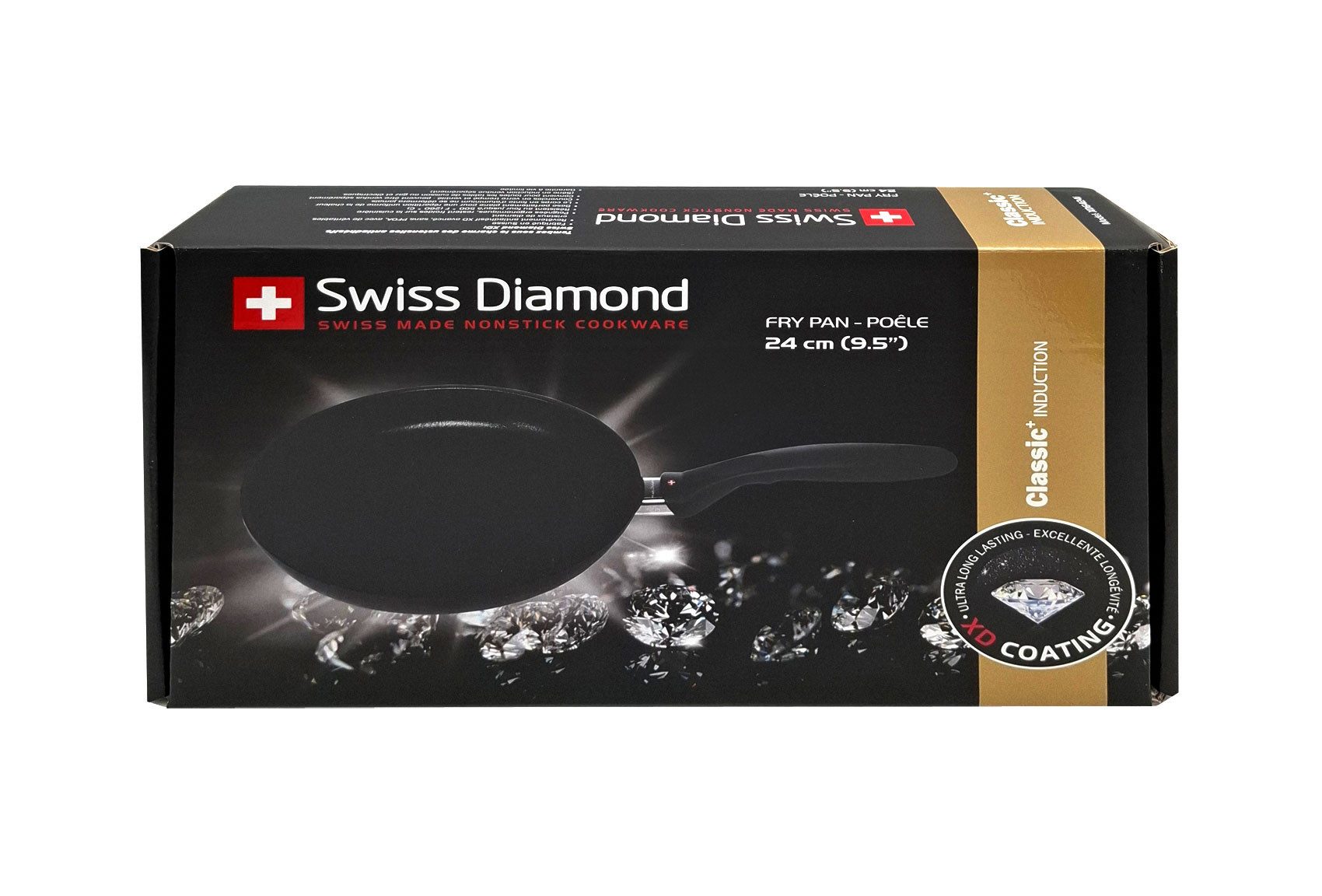 Swiss Diamond Bratpfanne Swiss Diamond XD6424I Antihaft-Bratpfanne 24cm