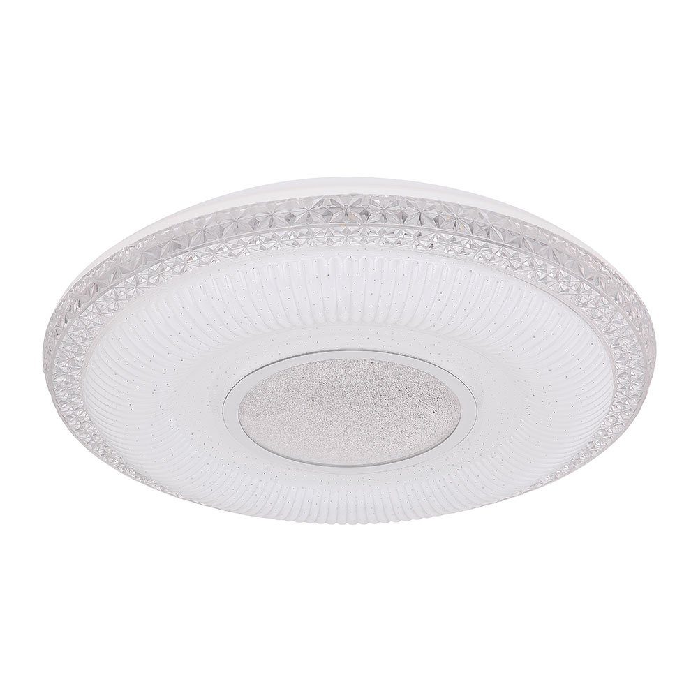 GLOBO LIGHTING LED Deckenleuchte, LED-Leuchtmittel fest verbaut, Warmweiß, Neutralweiß, Tageslichtweiß, Deckenleuchte mit Sterneneffekt dimmbare