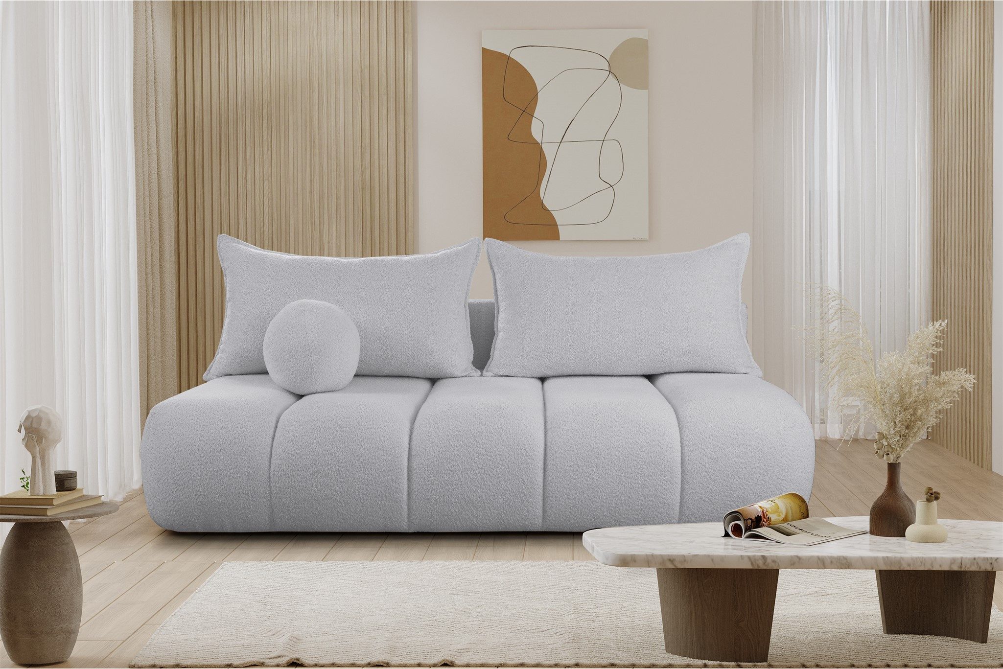 Fun Möbel Schlafsofa Designersofa Sofa 3-Sitzer günstig online kaufen