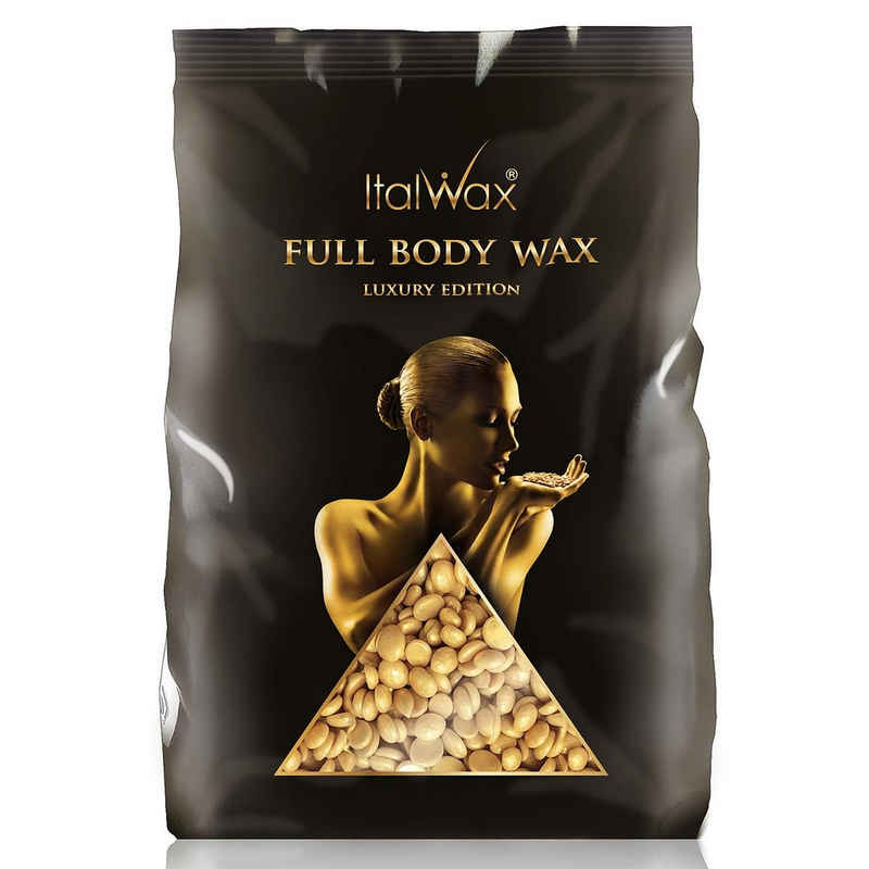 Italwax Körperrasierer Filmwachs Full Body Gold Italwax Cleopatra Hot Film Wax Wachsperlen