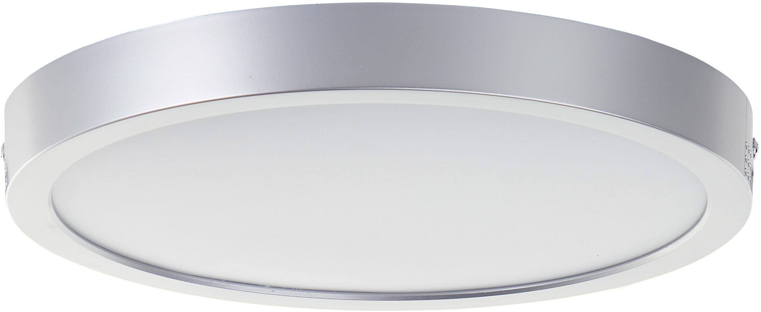 Brilliant LED Deckenleuchte Navara, LED fest integriert, Neutralweiß, Ø 27,5cm, Höhe 3 cm, 1900 lm, 4000 K, IP44