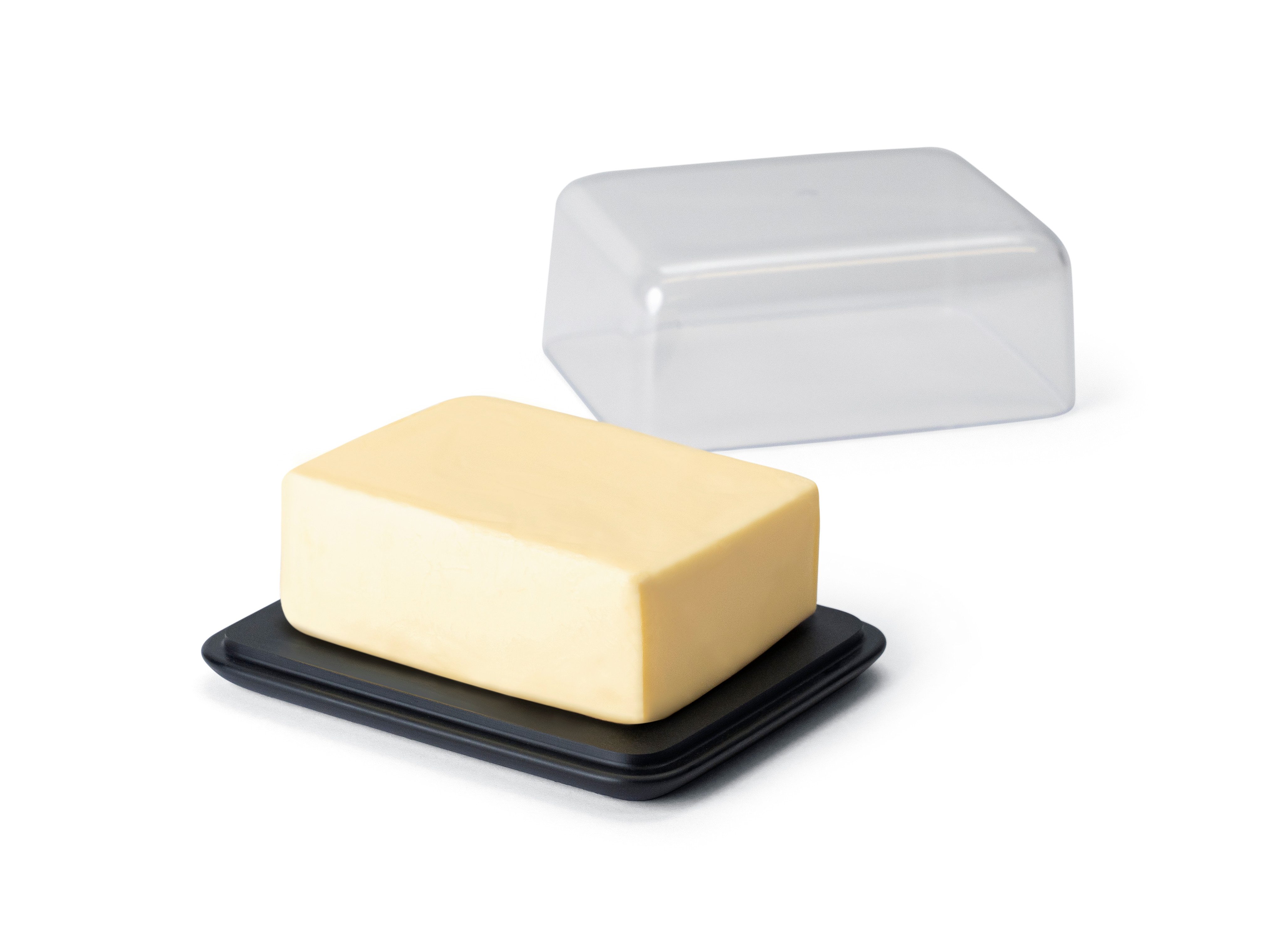 Continenta Butterdose Duracore, Dose für 250g Butter, Kunststoff, Zellulosefaser, (1-tlg), spülmaschinenfest