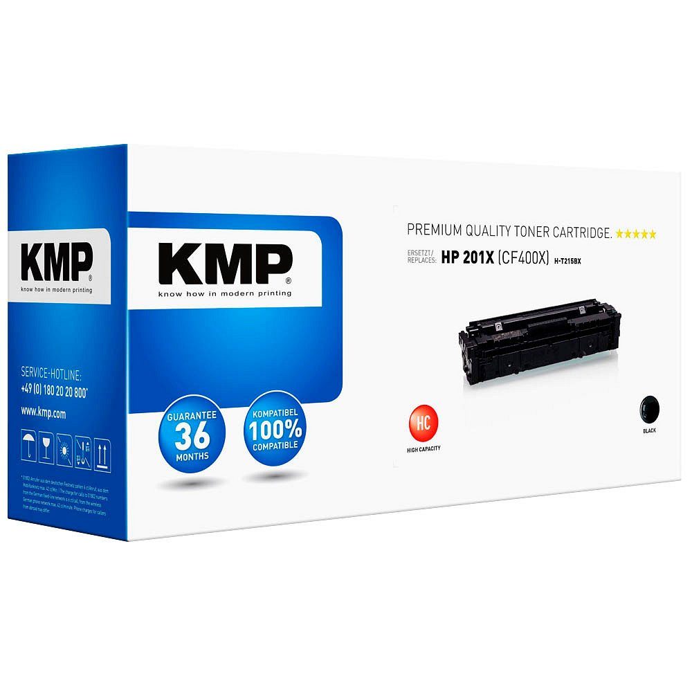 KMP Tonerkartusche 1 Toner H-T215BX black, - / 201X CF400X ERSETZT schwarz (1-St)