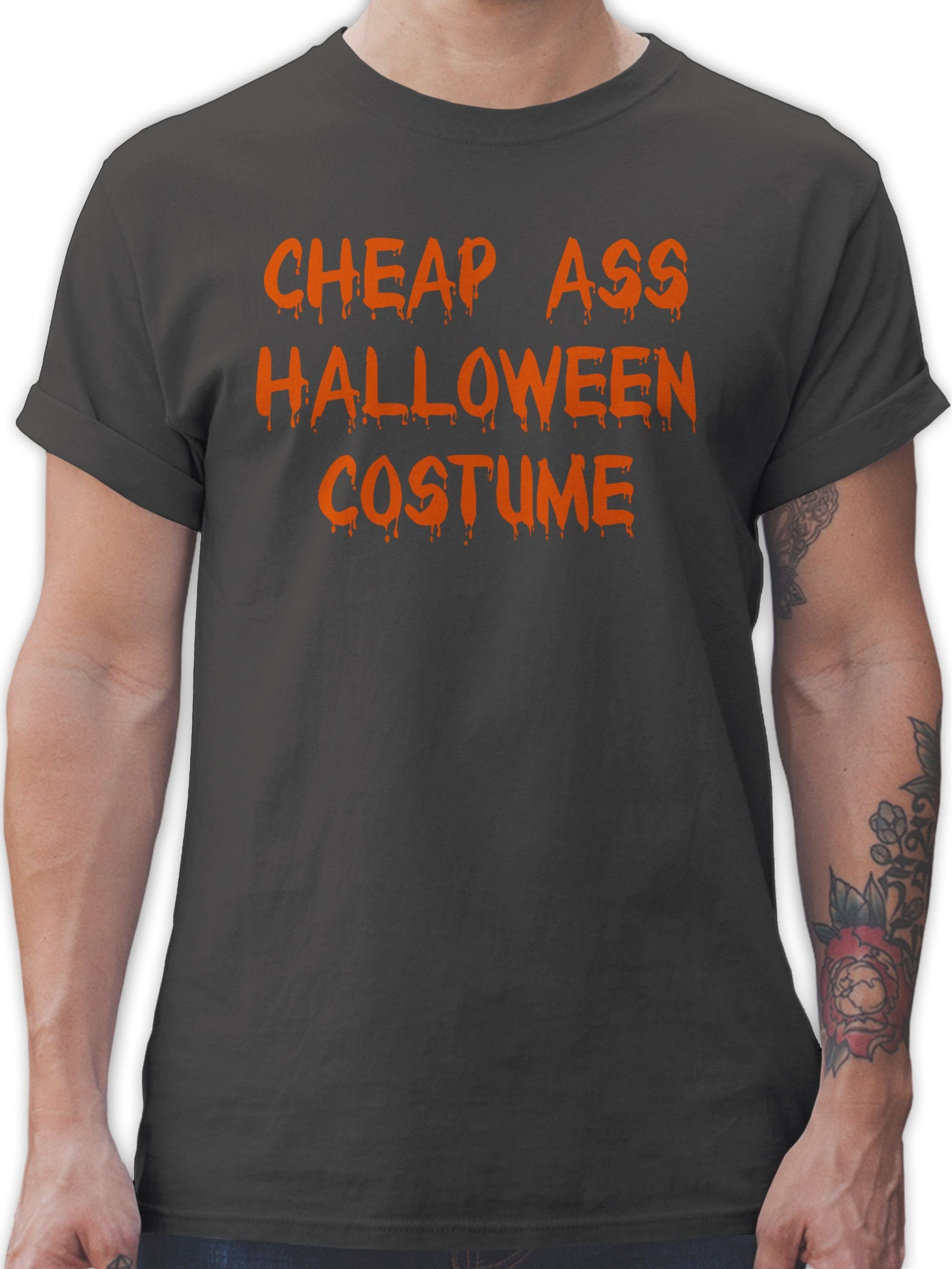Shirtracer T-Shirt Holy Halloween Costume Halloween Kostüm Outfit 01 Dunkelgrau