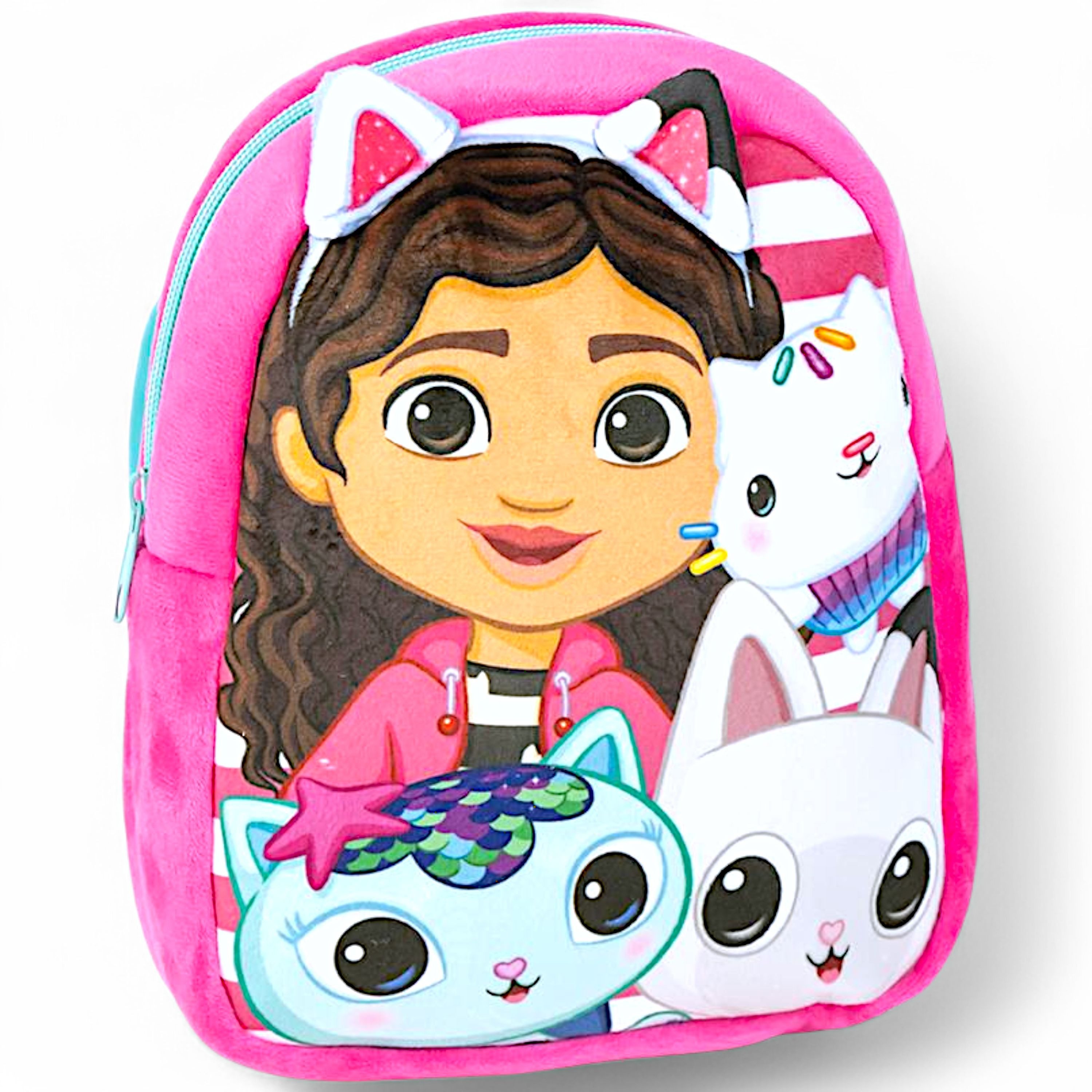 Cerdá Kindergartentasche Gabby, 3D Plüsch Kinder-Rucksack 18x8x22 cm