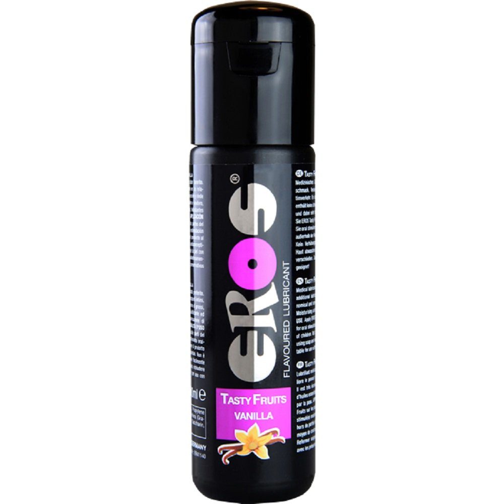 Eros Gleitgel Tasty Fruits Vanilla, - mit Vanille Duft, Flasche mit 100ml, 1-tlg., erotisch sinnliches Gleitgel mit Geschmack