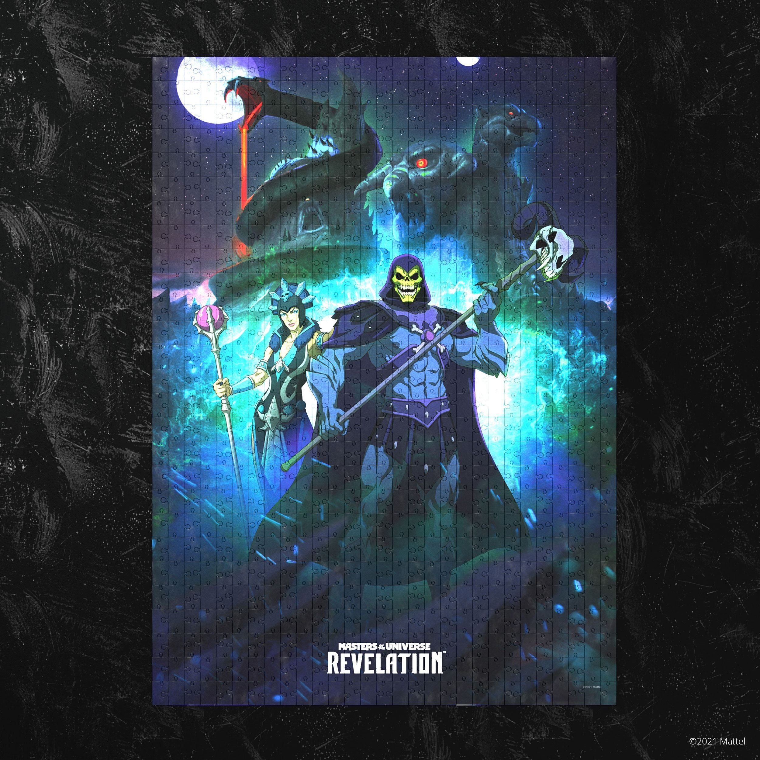 heo Puzzle Masters of the Universe: Revelation Puzzle Skeletor/ Evil-Lyn (1000 T), 1000 Puzzleteile, Perfekte Geschenkidee für MOTU-Fans & Sammler