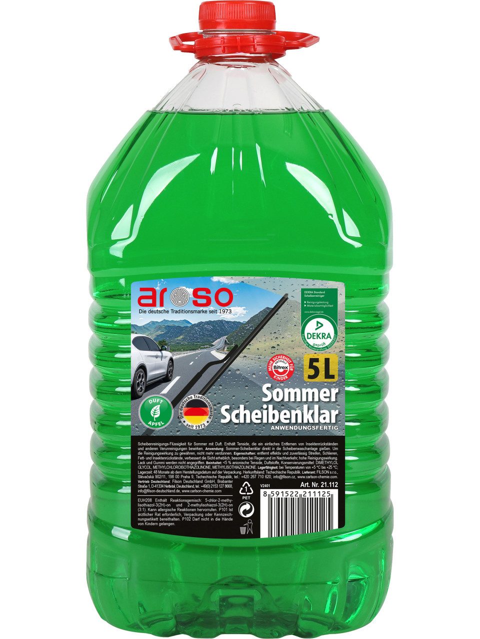 aroso aroso Scheibenreiniger Sommer gebrauchsfertig Scheibenreiniger