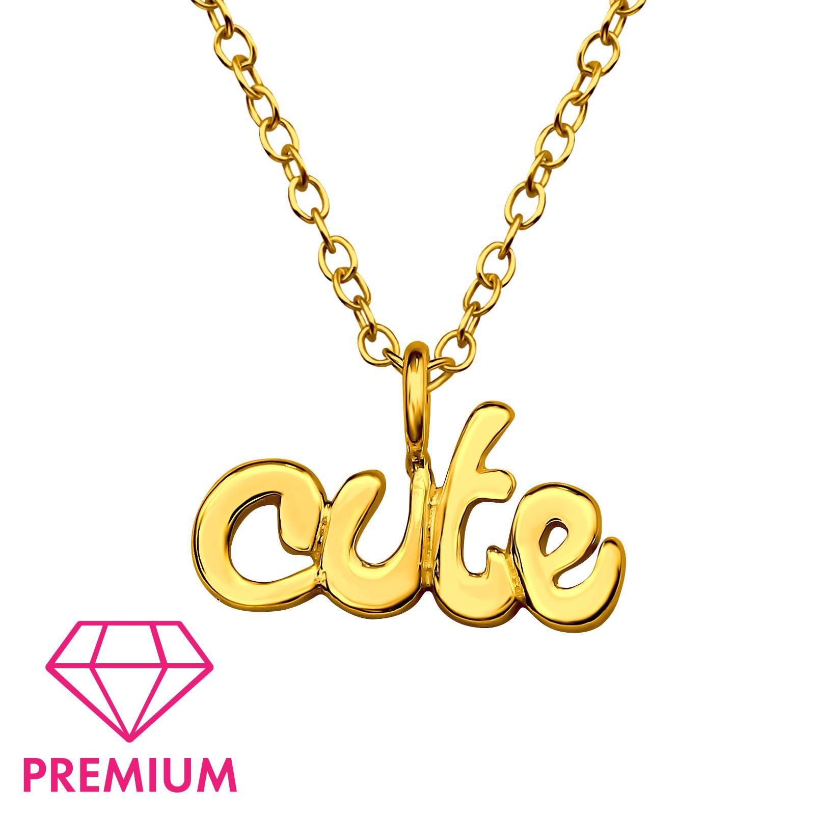 Monkimau Silberkette Cute Kinder Premium Halskette 925 Silber Geschenk, Hypoallergen