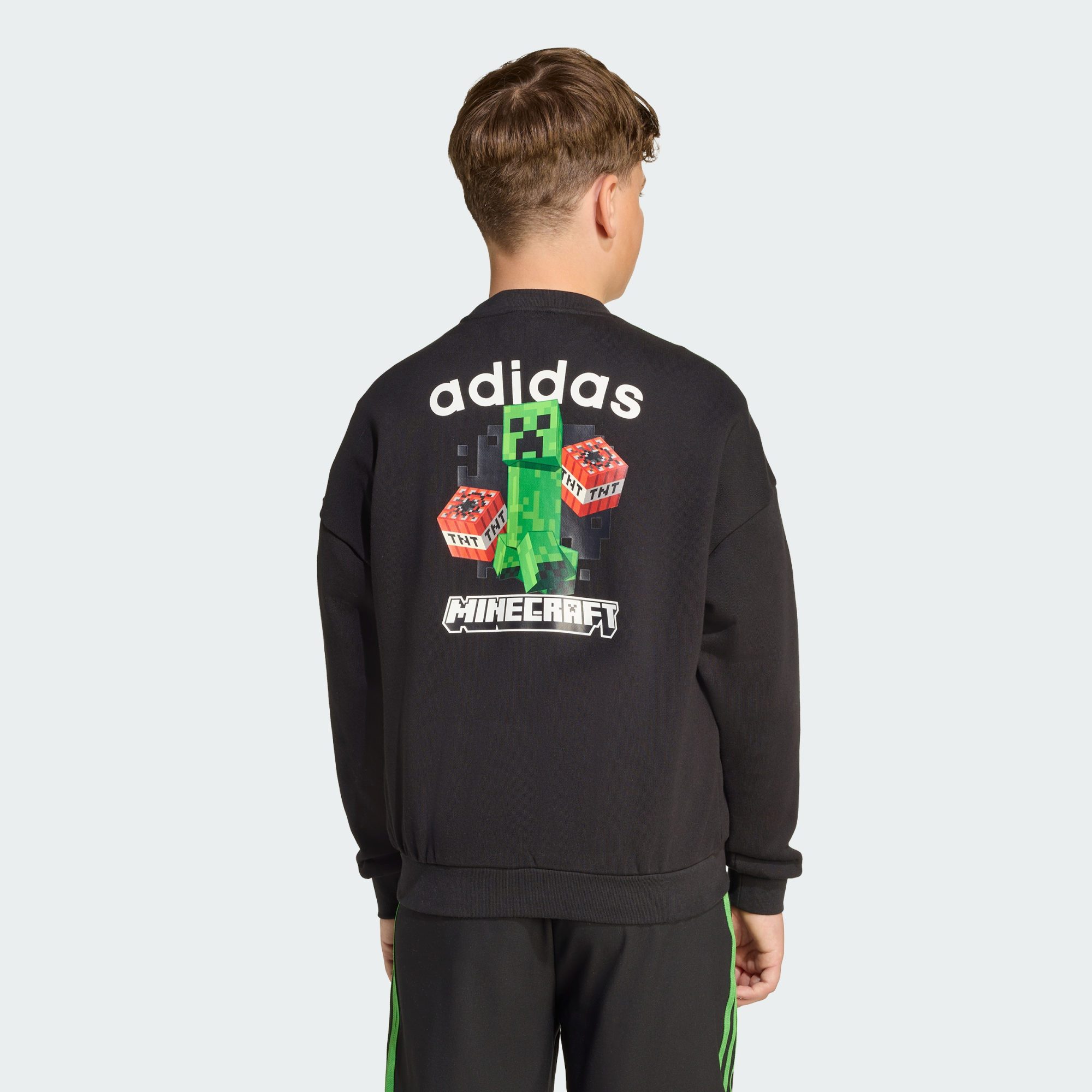 adidas Originals Rundhalspullover ADIDAS MINECRAFT KIDS SWEATSHIRT (1-tlg)