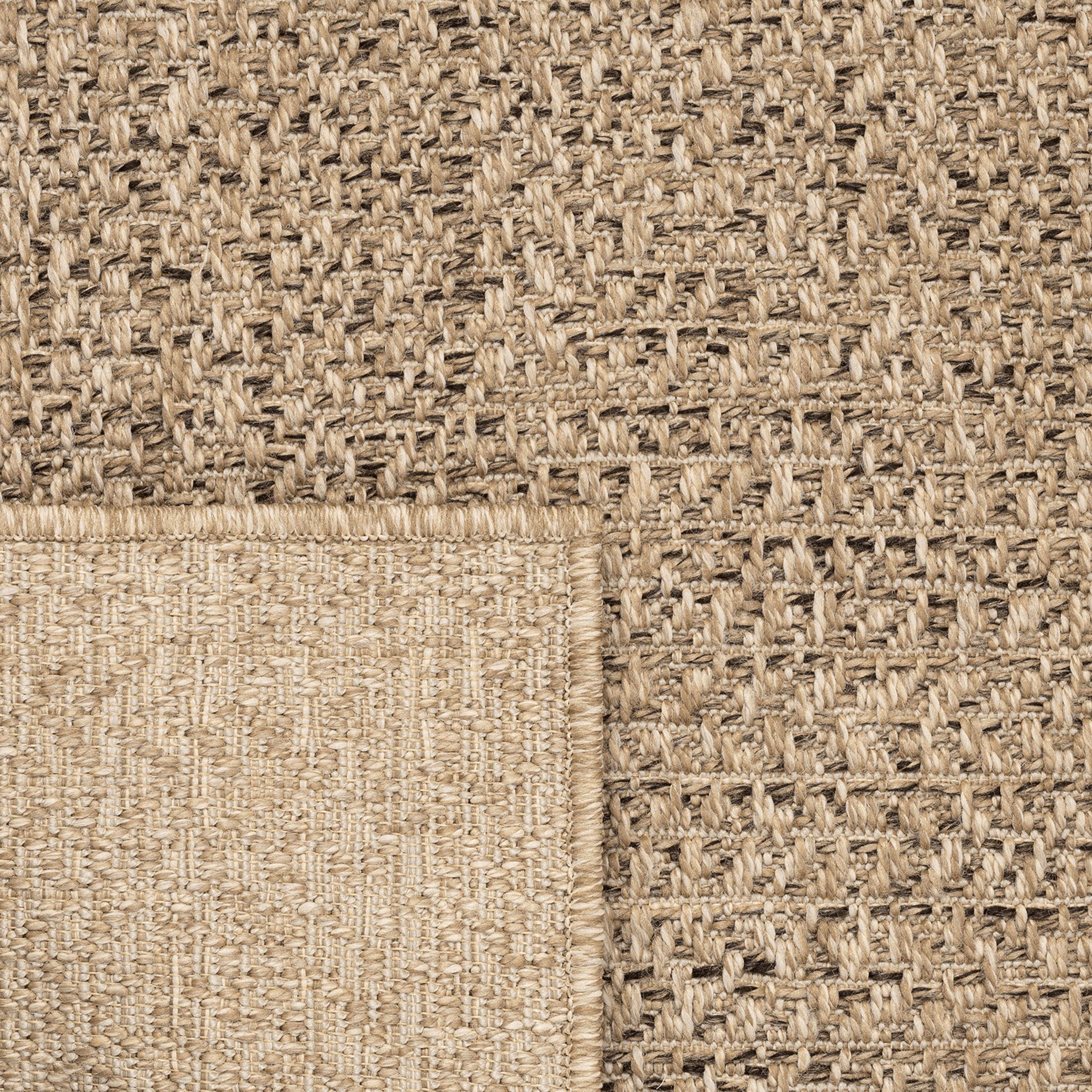 TeppichHome24 Outdoorteppich In- und Outdoorteppich in beige/braun, rechteckig – Bild 5 von 5