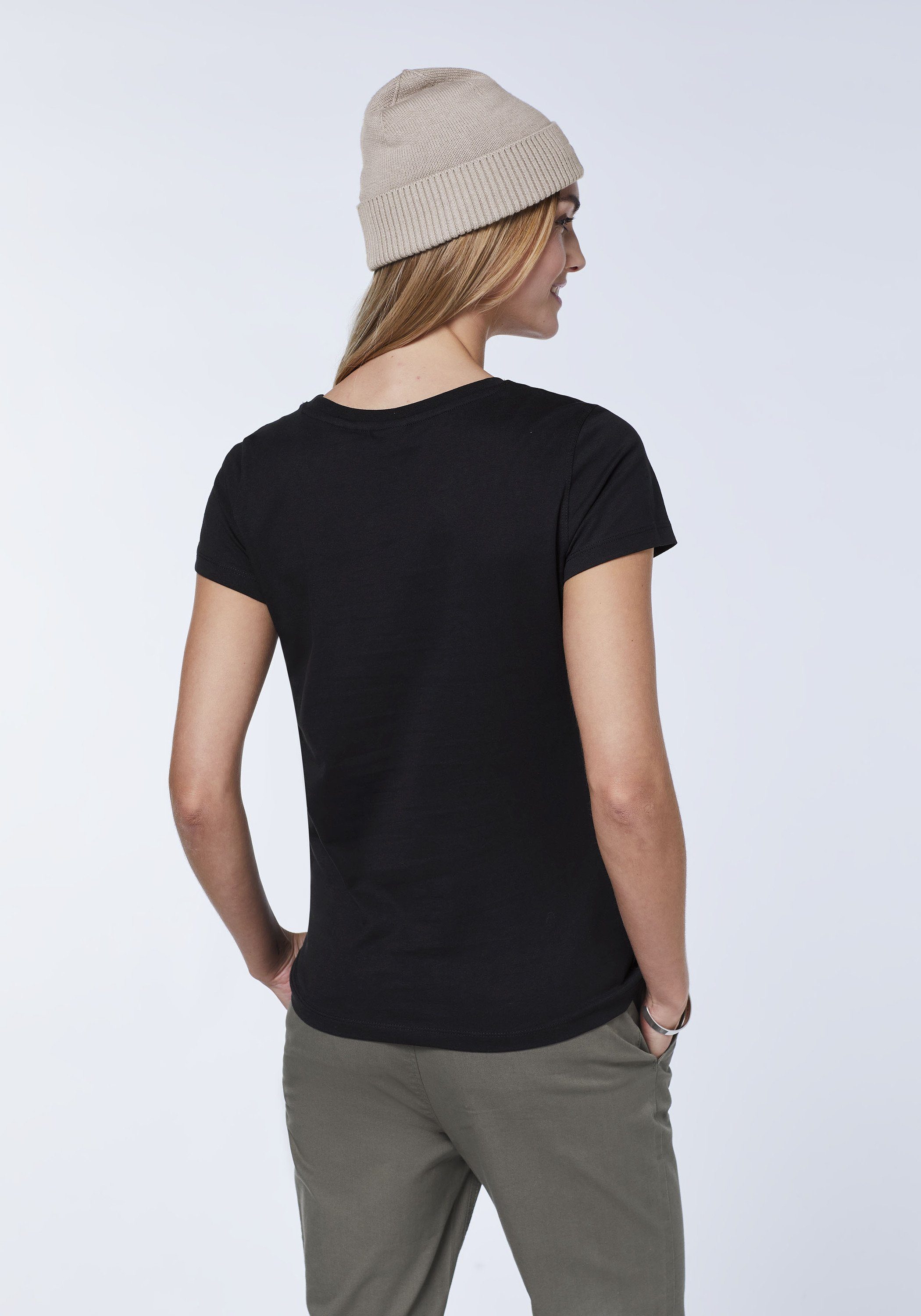 Polo Sylt T-Shirt mit Logo-Akzent (1, 1-tlg)