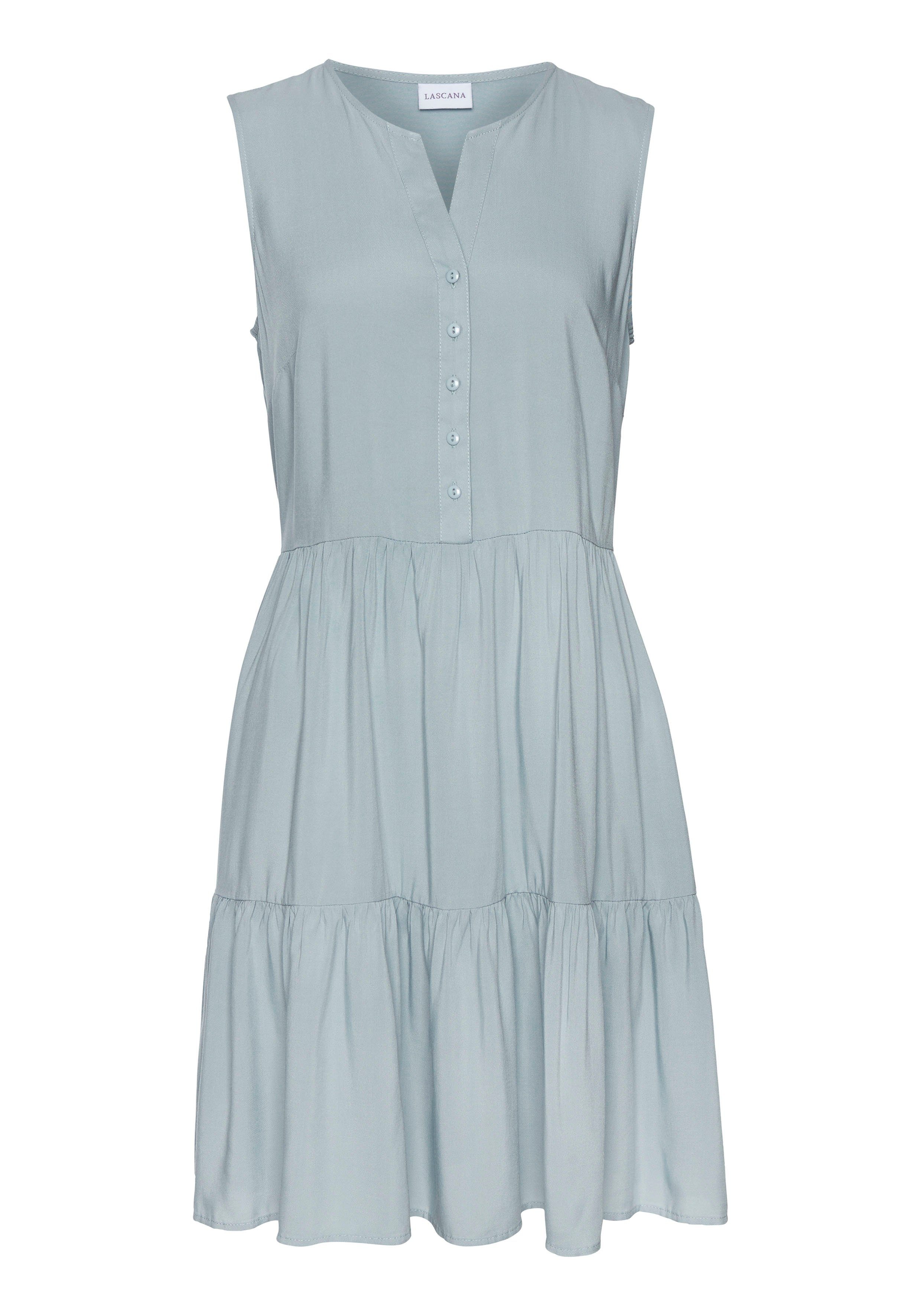 LASCANA Sommerkleid aus gewebter Viskose, Strandkleid günstig online kaufen