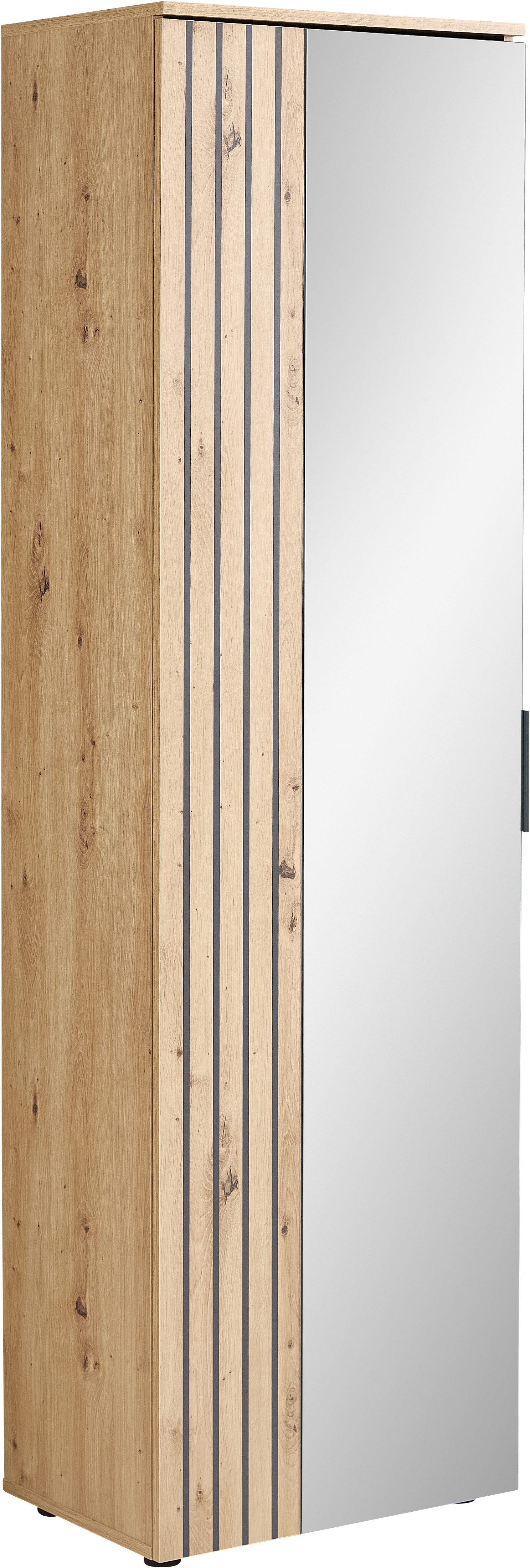 HBZ Garderobenschrank Volano in Eiche Artisan Dekor, BxHxT 57x195x38cm (1-S günstig online kaufen