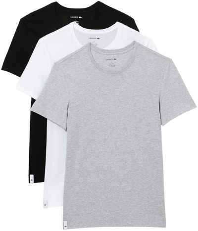 Lacoste T-Shirt (3er-Pack) Atmungsaktives Baumwollmaterial für angenehmes Hautgefühl