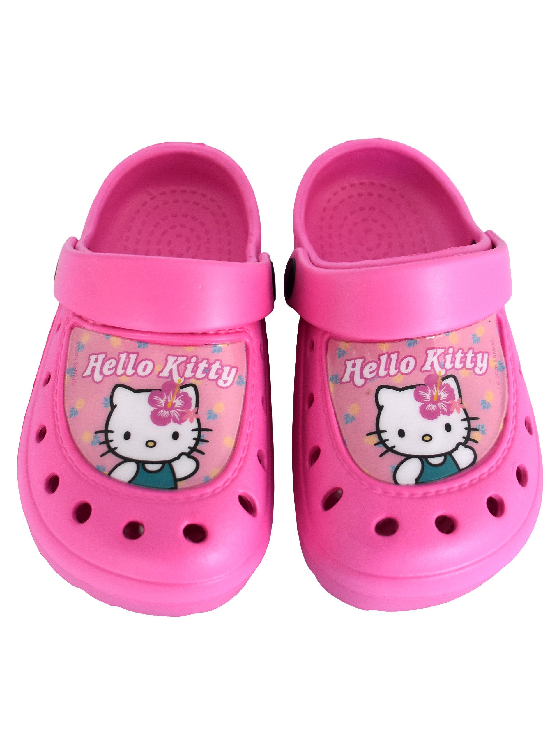 United Labels® Hello Kitty Clogs Sandalen Pantoletten Hausschuhe Gartenschuhe Badesandale