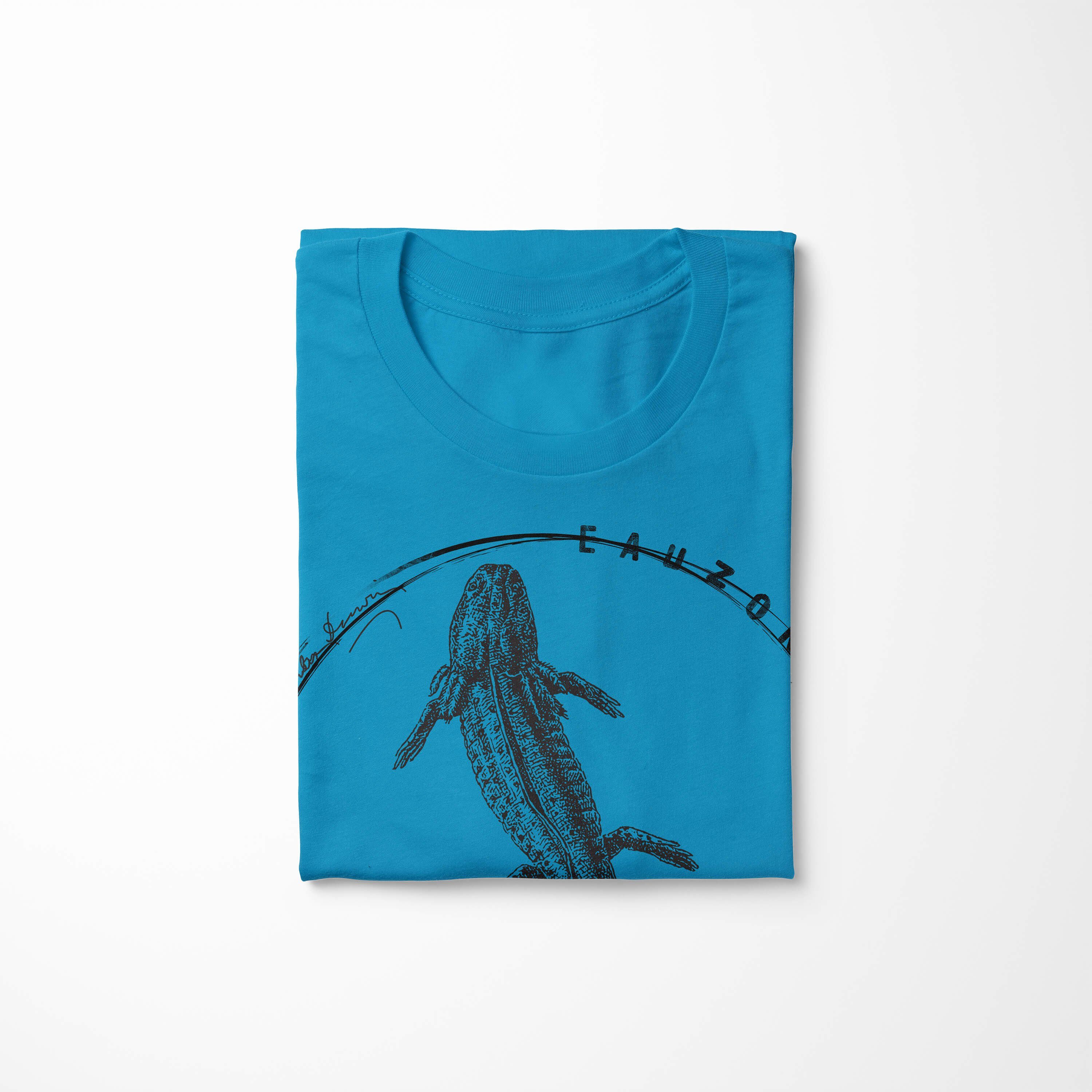T-Shirt Atoll Herren Sinus Evolution T-Shirt Axolotl Art