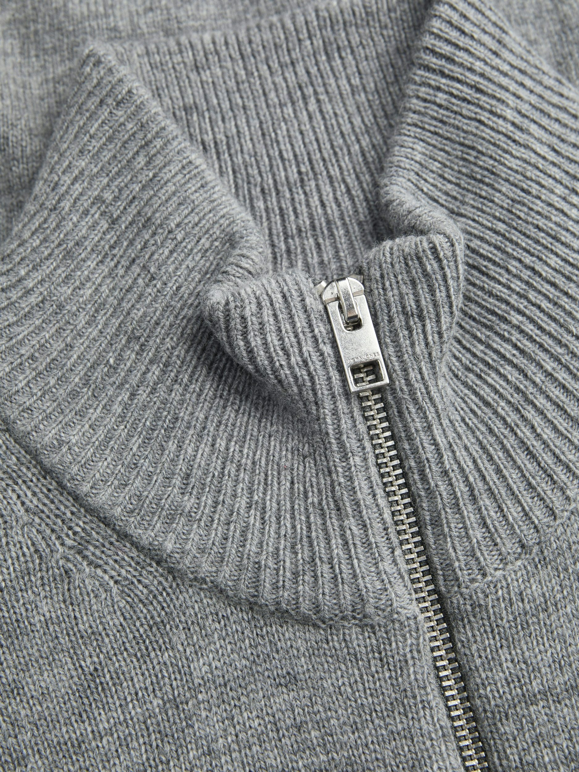Jack & Jones Strickjacke JPRBLULAMBSWOOL KNIT ZIP CARDIGAN