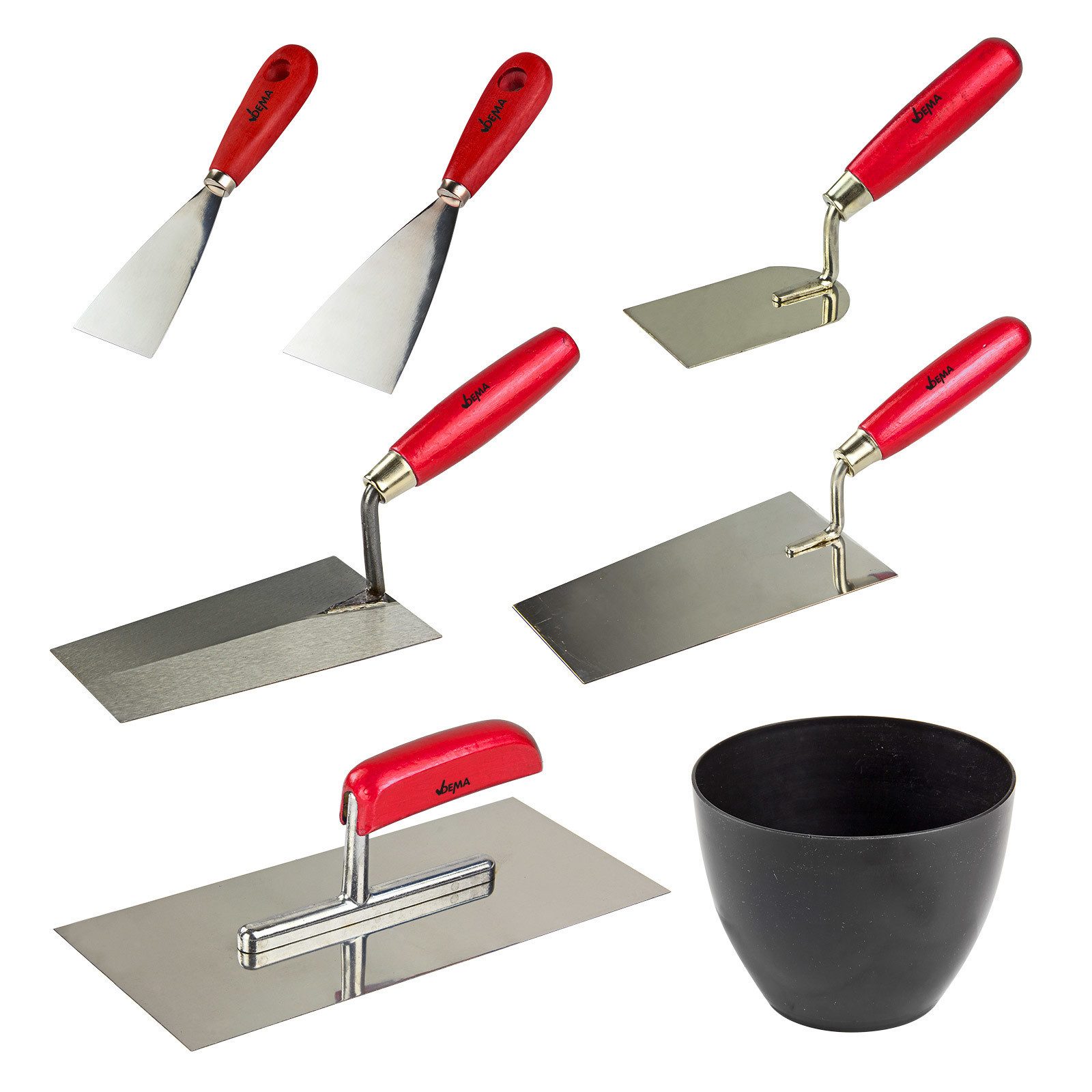 DEMA Werkzeugset Maurer und Fliesenleger Set 7-teilig, (7-tlg) günstig online kaufen