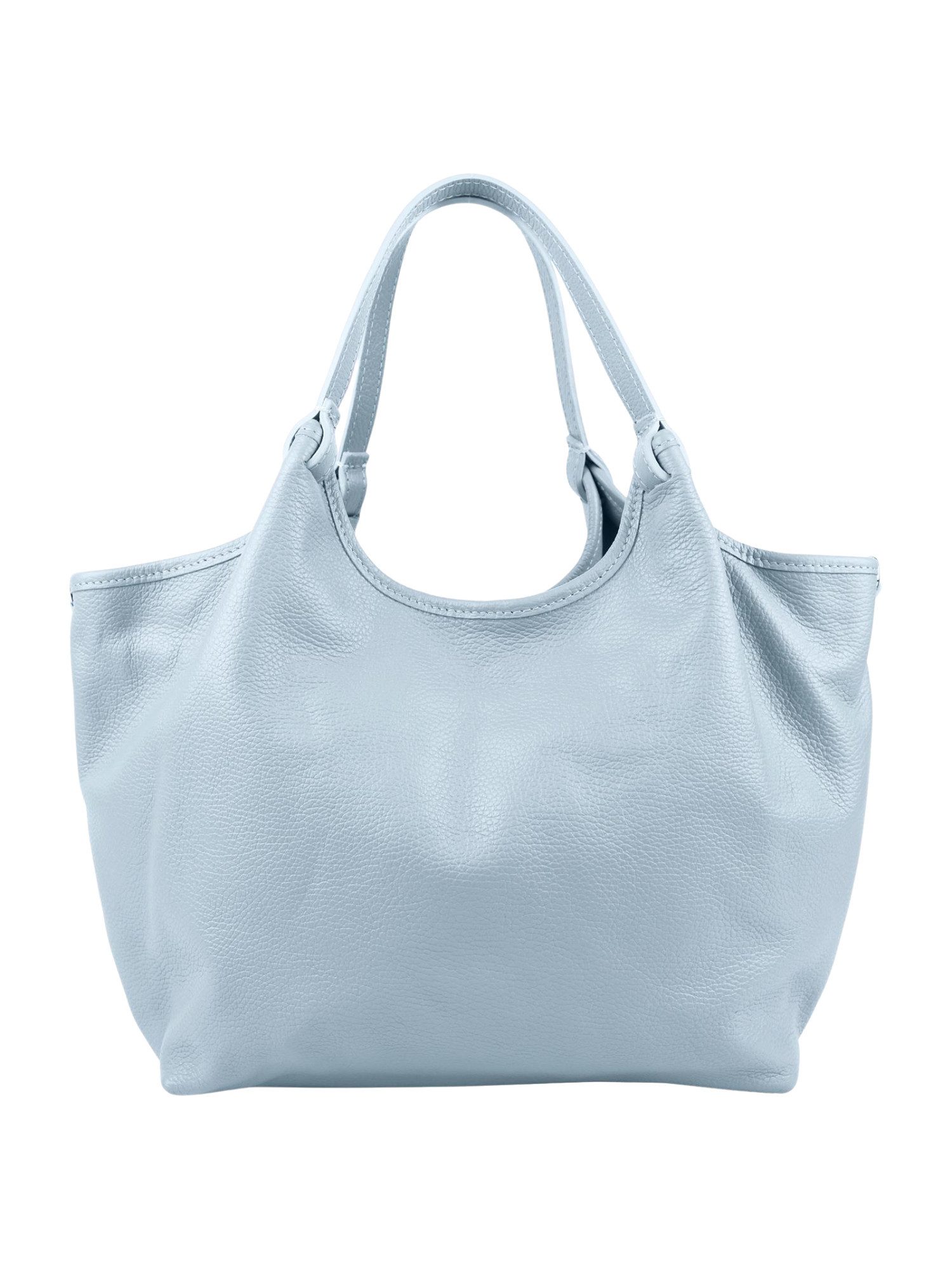 BRISE TASCHE Shopper Geräumiger Echtleder-Shopper mit Schulterriemen und 3 Fächern, Echtleder, Reißverschlussfächer, abnehmbarer Schulterriemen