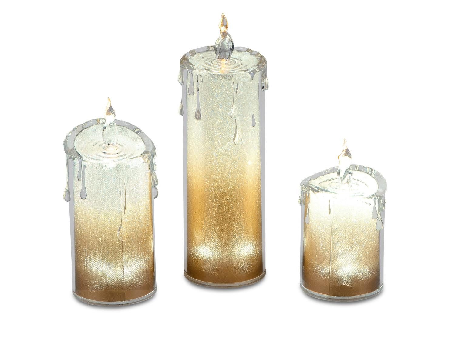 formano LED-Kerze Acryl, Mit Timerfunktion