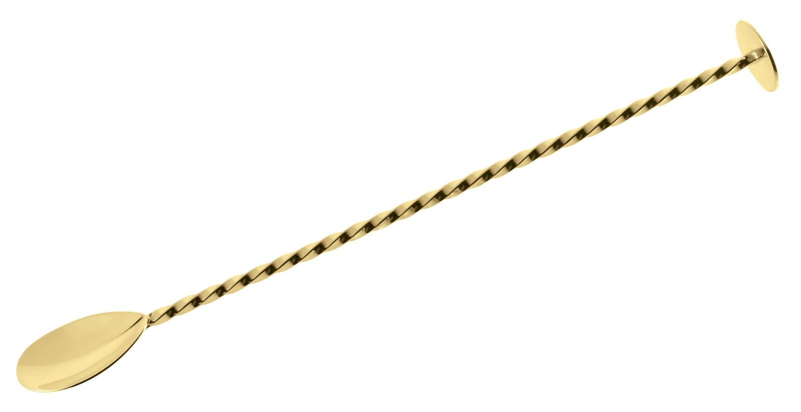 Paderno Cocktail-Set Bar Utensils Cocktaillöffel gold 28 cm, Löffel