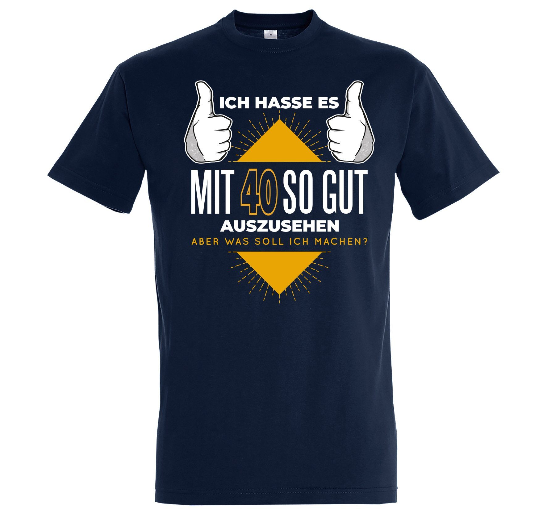 T-Shirt 40 und Gutaussehend Herren Shirt