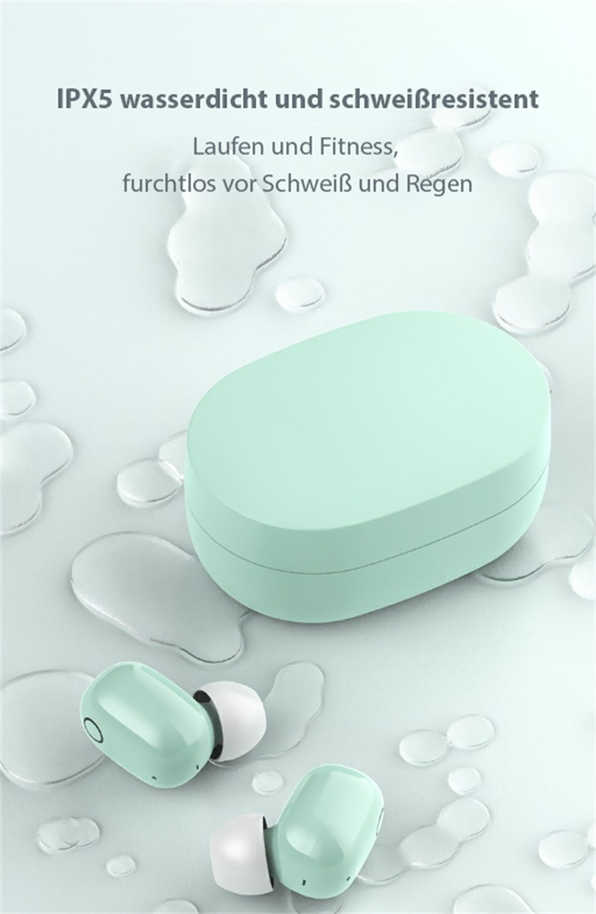 carefully selected Weiß In-Ear-Kopfhörer Touch-Kopfhörer mit Stereo-Rauschunterdrückung, In-Ear-Kopfhörer