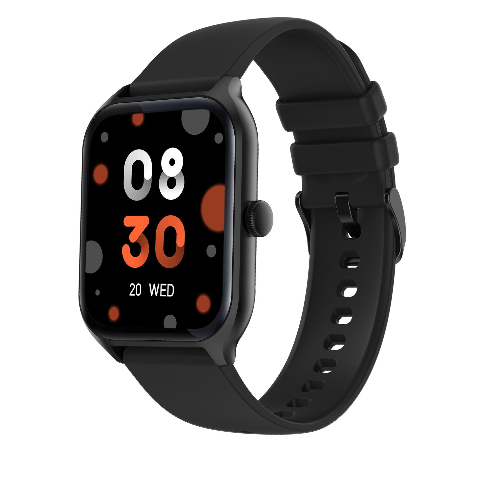Levowatch LPro Smartwatch (5 cm/1,96 Zoll), Fitness Tracker Uhr, inkl. Telefonfunktion und Musikplayer, KI-Stimmerkennung, HD Display, Unisex