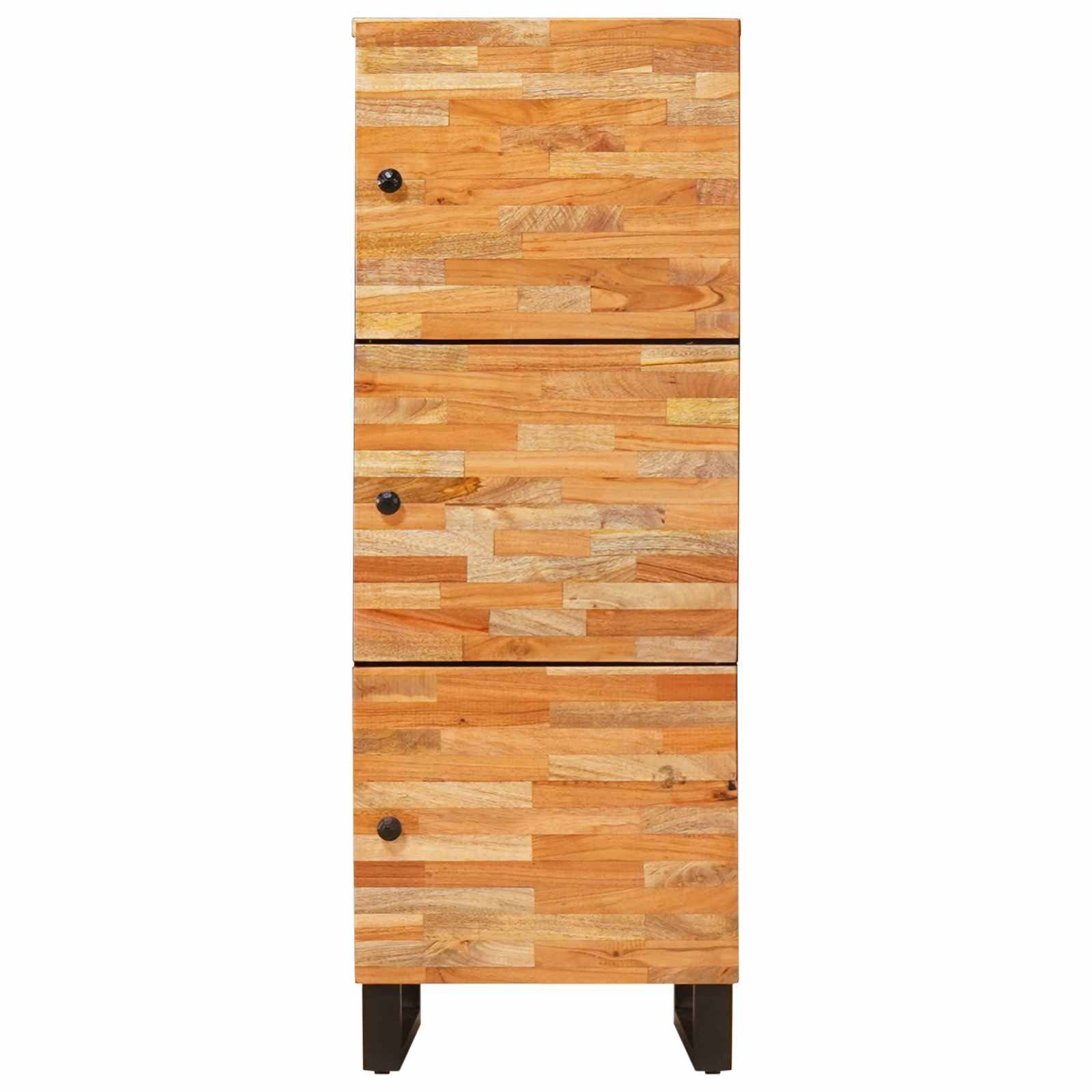 vidaXL Highboard, Aufbewahrung Highboard Braun 40 x 33 x 110 cm Massivholz Mango