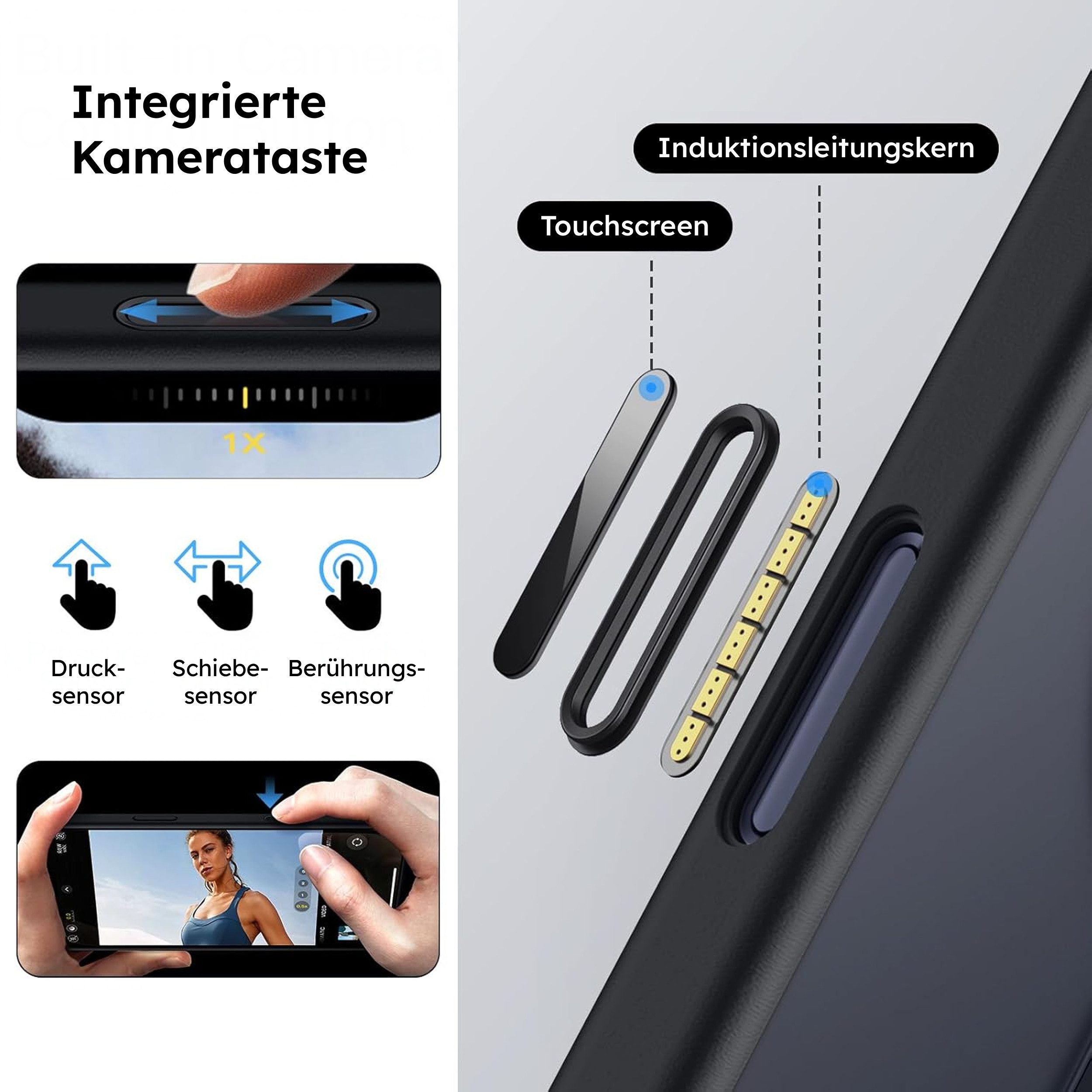 alkaya. Handyhülle LUCID 360 FlexStand Case – MagSafe kompatible Hülle mit Ring-Stand – Bild 5 von 5