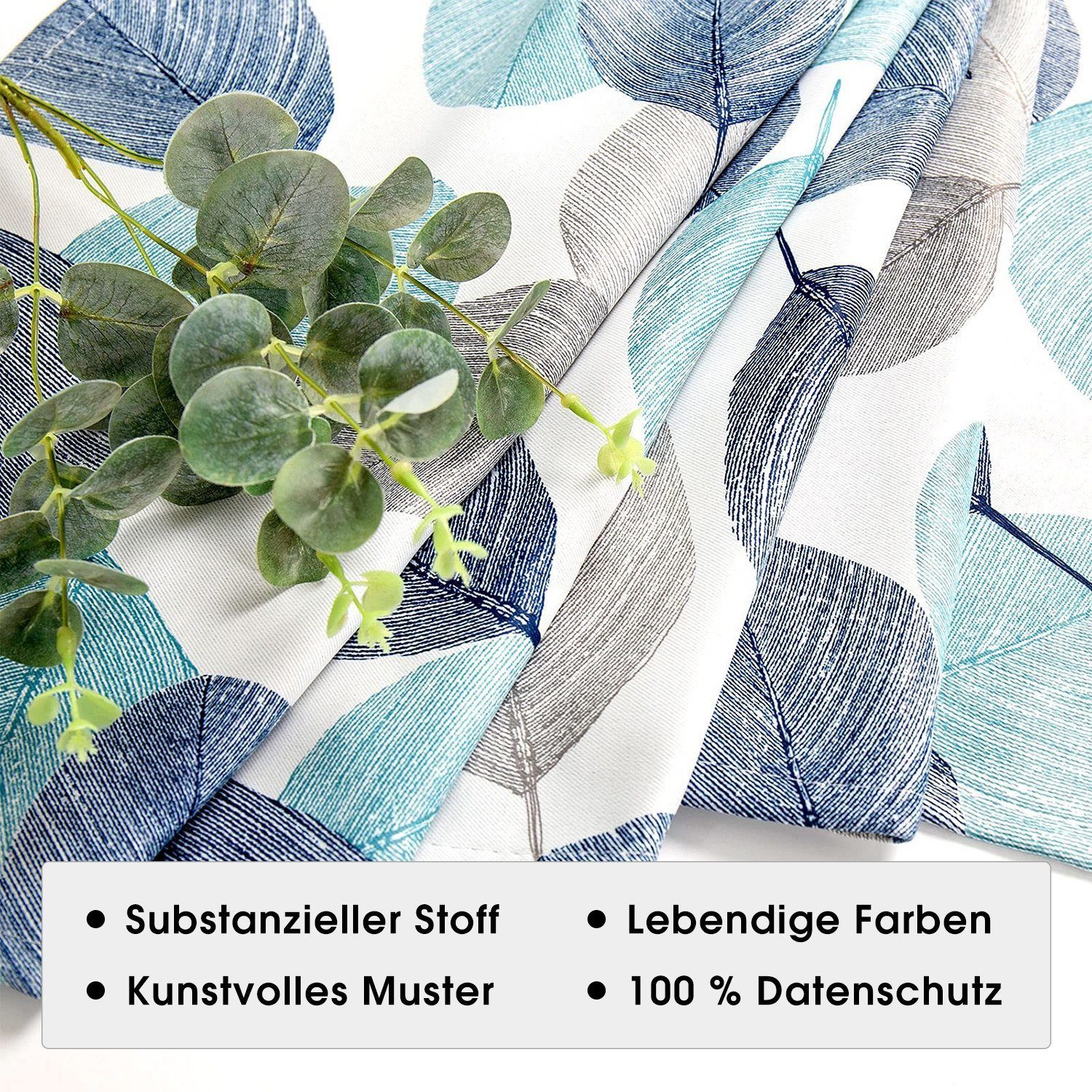 BYSURE Verdunkelungsvorhang (2 St), Ösen, abdunkelnd, Blickdichte Vorhänge günstig online kaufen