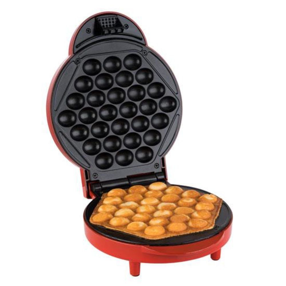 KORONA Waffeleisen Bubble-Maker 41005, 1000 W, Waffelautomat, Waffelmaker,  18 cm Durchmesser, Der Waffelautomat bräunt Ihre Waffeln dank der 1000 Watt  besonders schnell